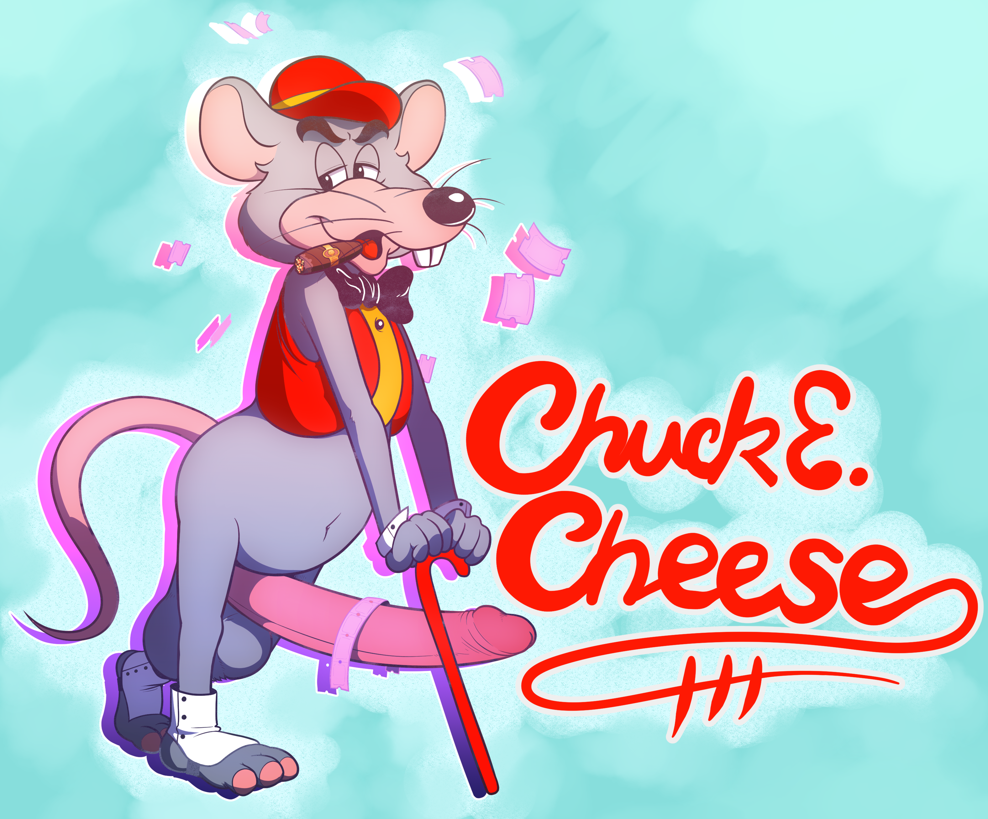 Chuck e cheese naked