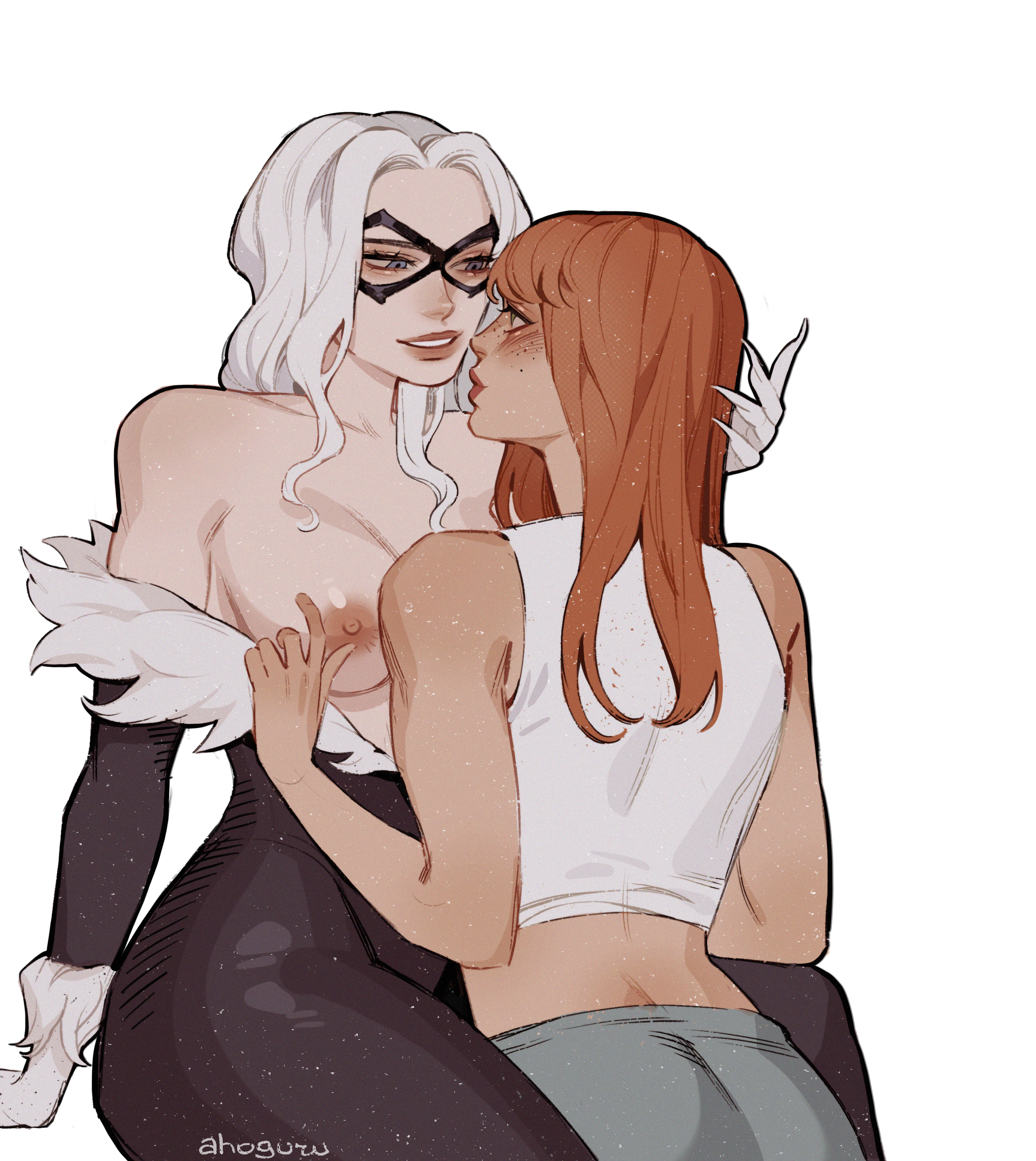 Black Cat Lesbian - Rule34 - If it exists, there is porn of it / black cat (marvel), felicia  hardy, mary jane watson / 6617715