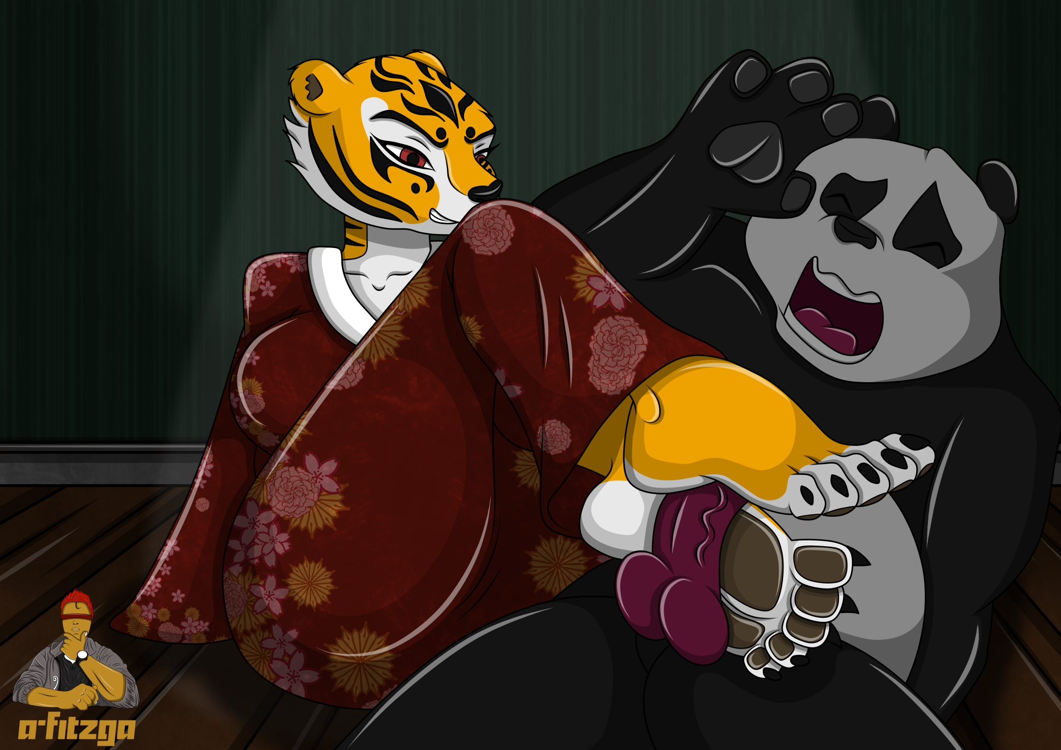 Kung fu panda tigress feet