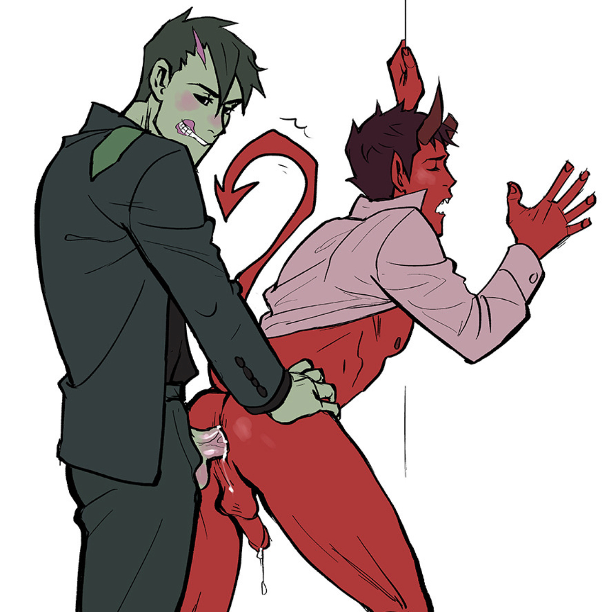 Monster prom gay porn