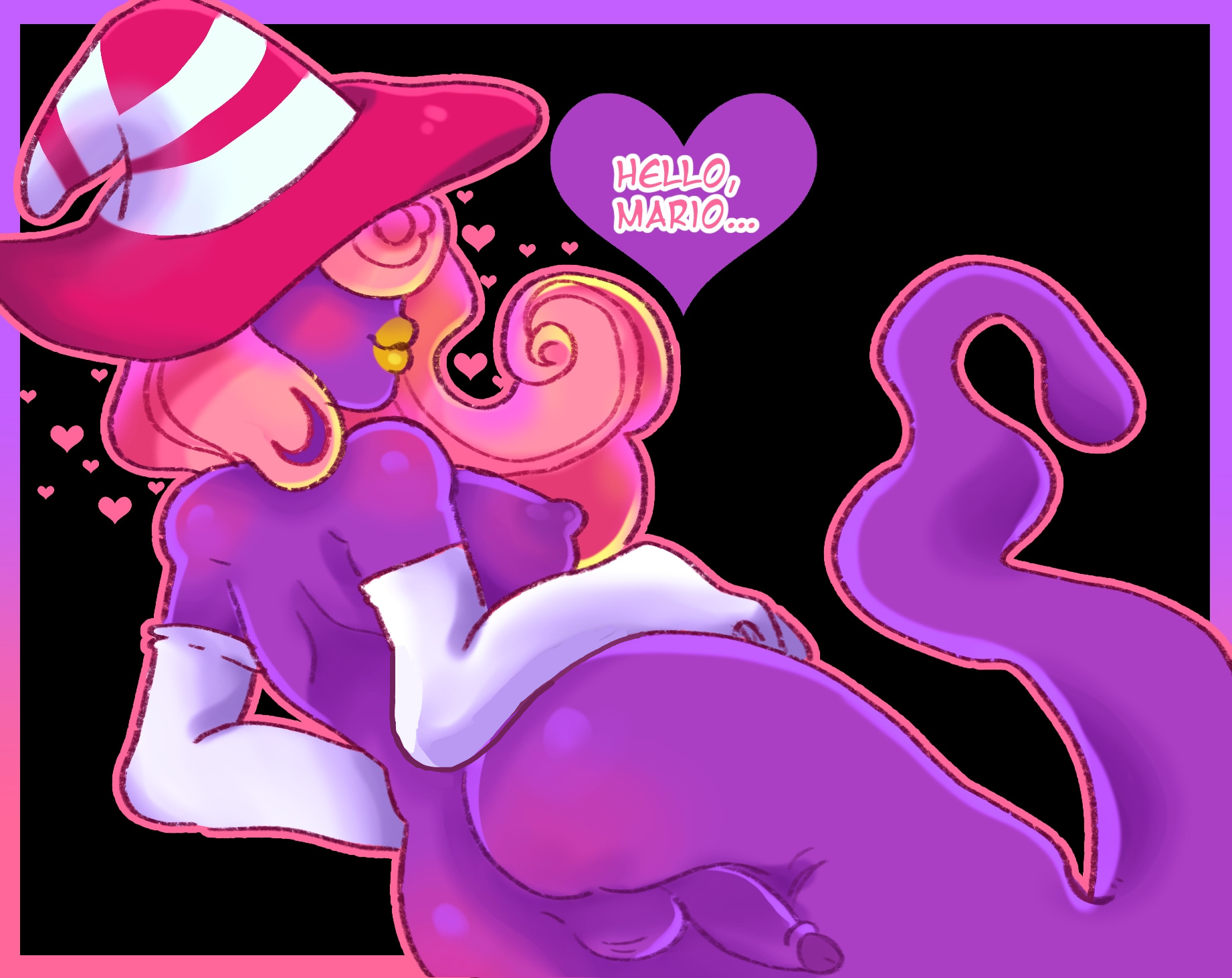 Paper mario vivian fan art