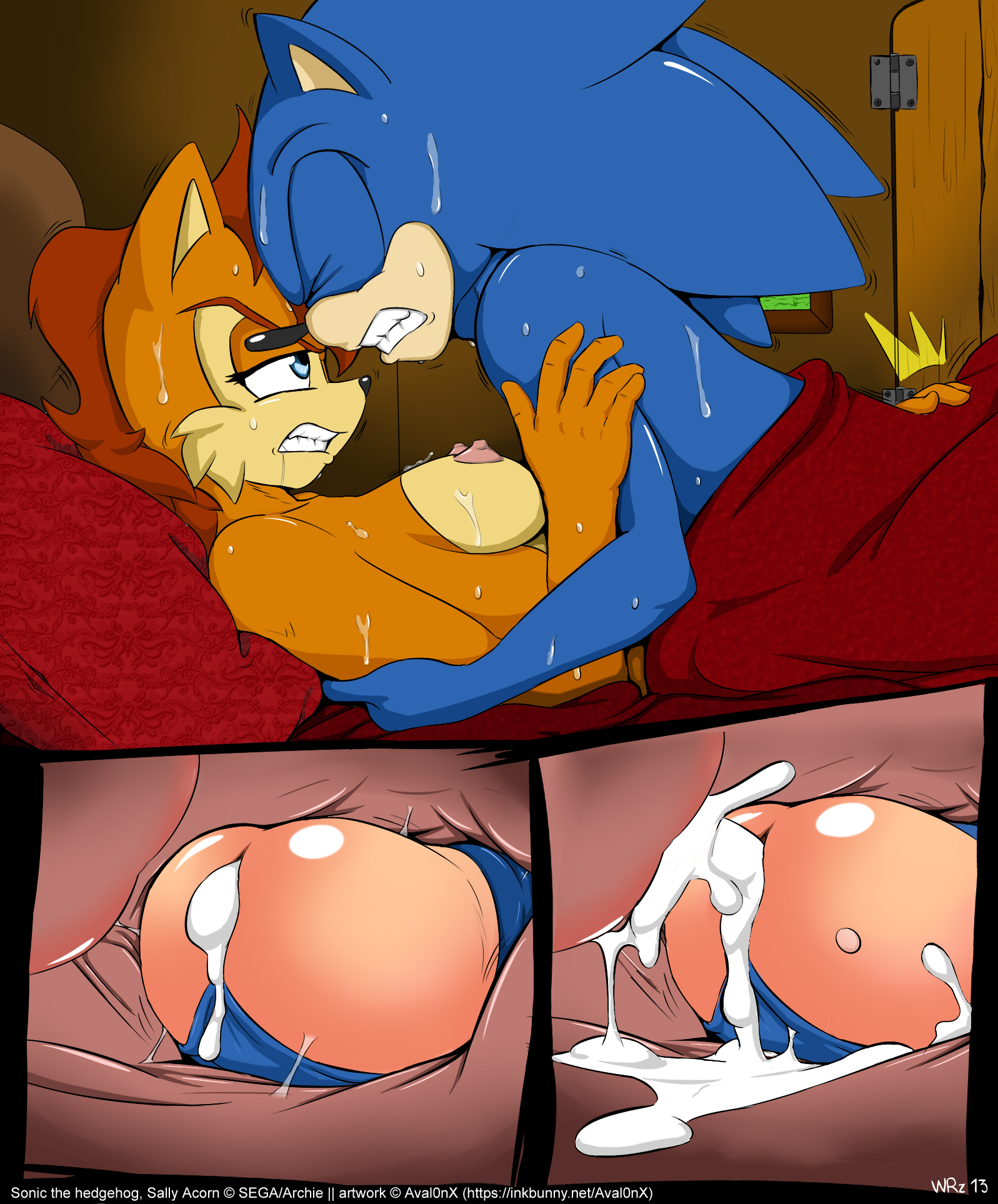 Sonic sally porn 💖 thefuckingdevil Sally Comic (Sonic The He