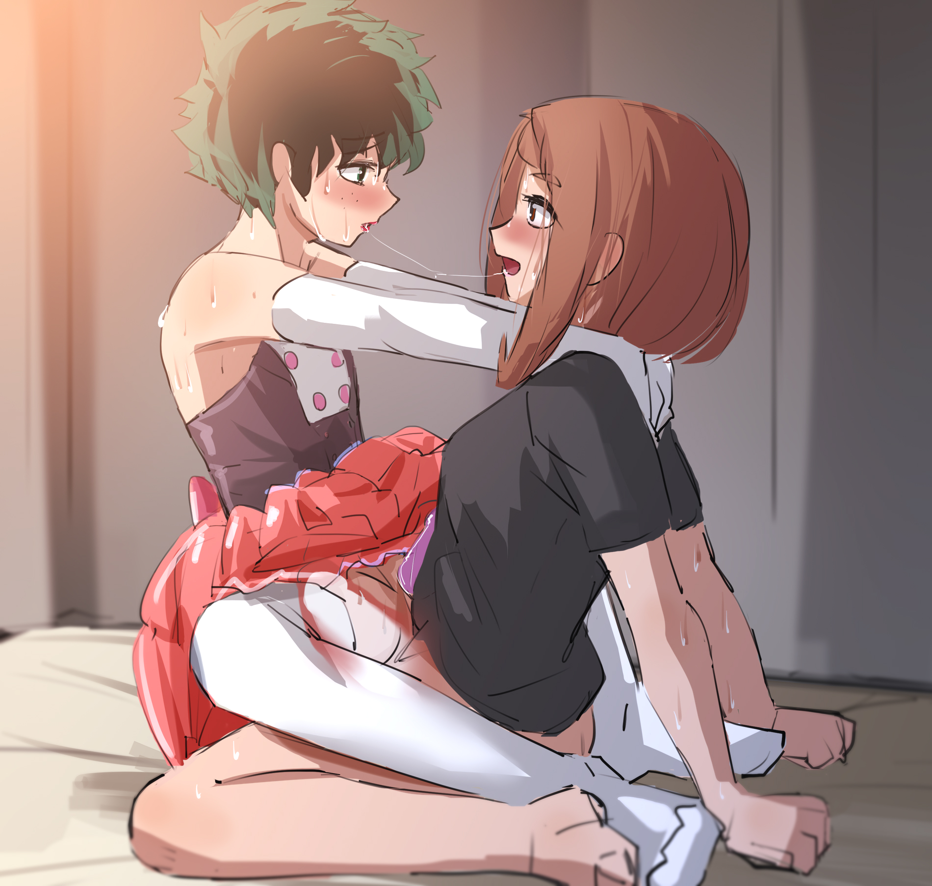 Deku x ochako porno