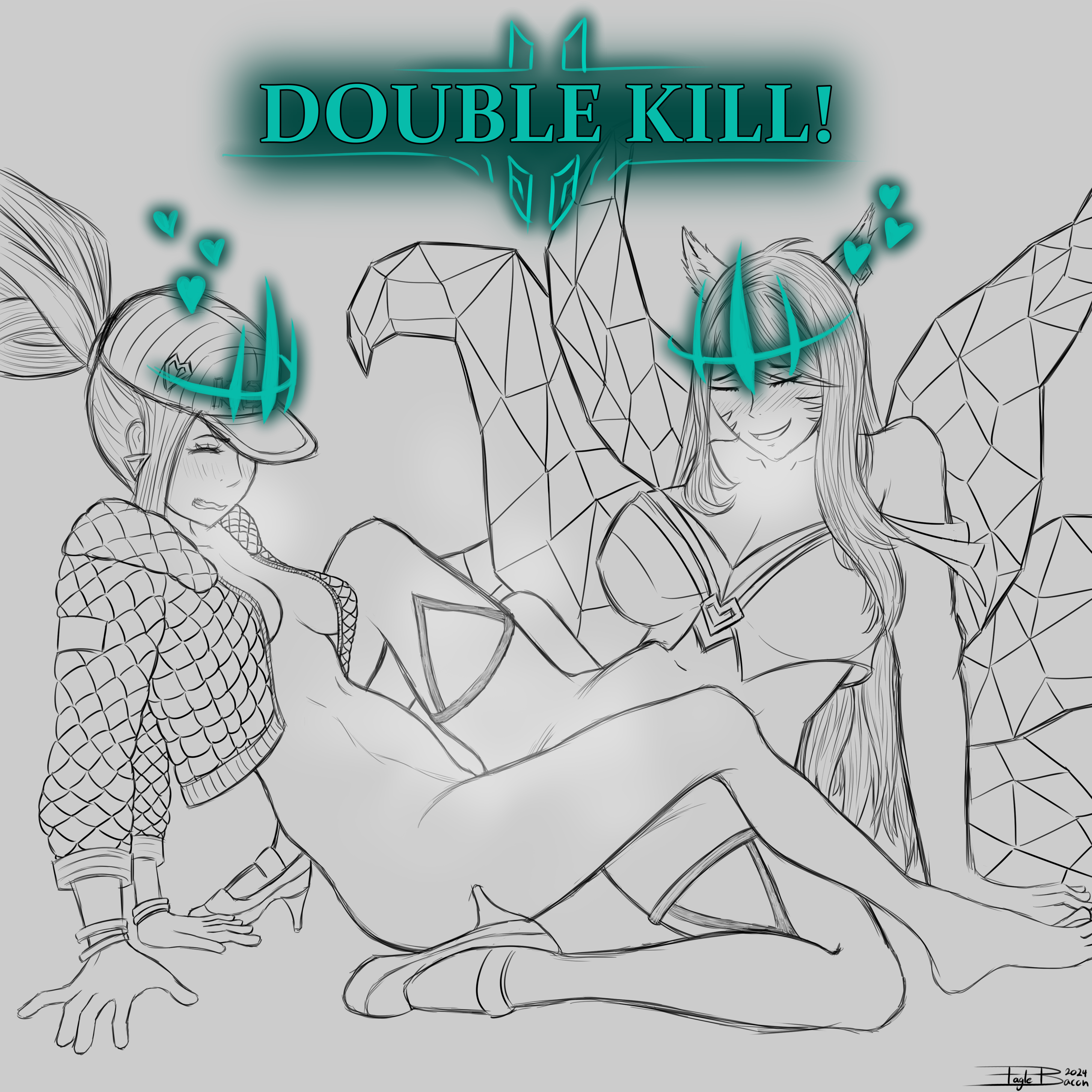 2024 2girls ahri akali animal_ears breasts cleavage closed_eyes corruption dark_persona dual_persona eagle_bacon female female/female female_only fox_ears fox_tail fox_tails high_heels idol kitsune kitsune_girl large_breasts league_of_legends lesbian_sex monochrome multi_tail multiple_females multiple_girls partially_clothed partially_nude possessed possession pussy pussy_to_pussy queen riot_games ruination ruined_king_symbol scissoring self_upload selfcest spread_legs tail tails take-over-tober take_over takeover technical_selfcest technically_selfcest technically_threesome tribadism yuri