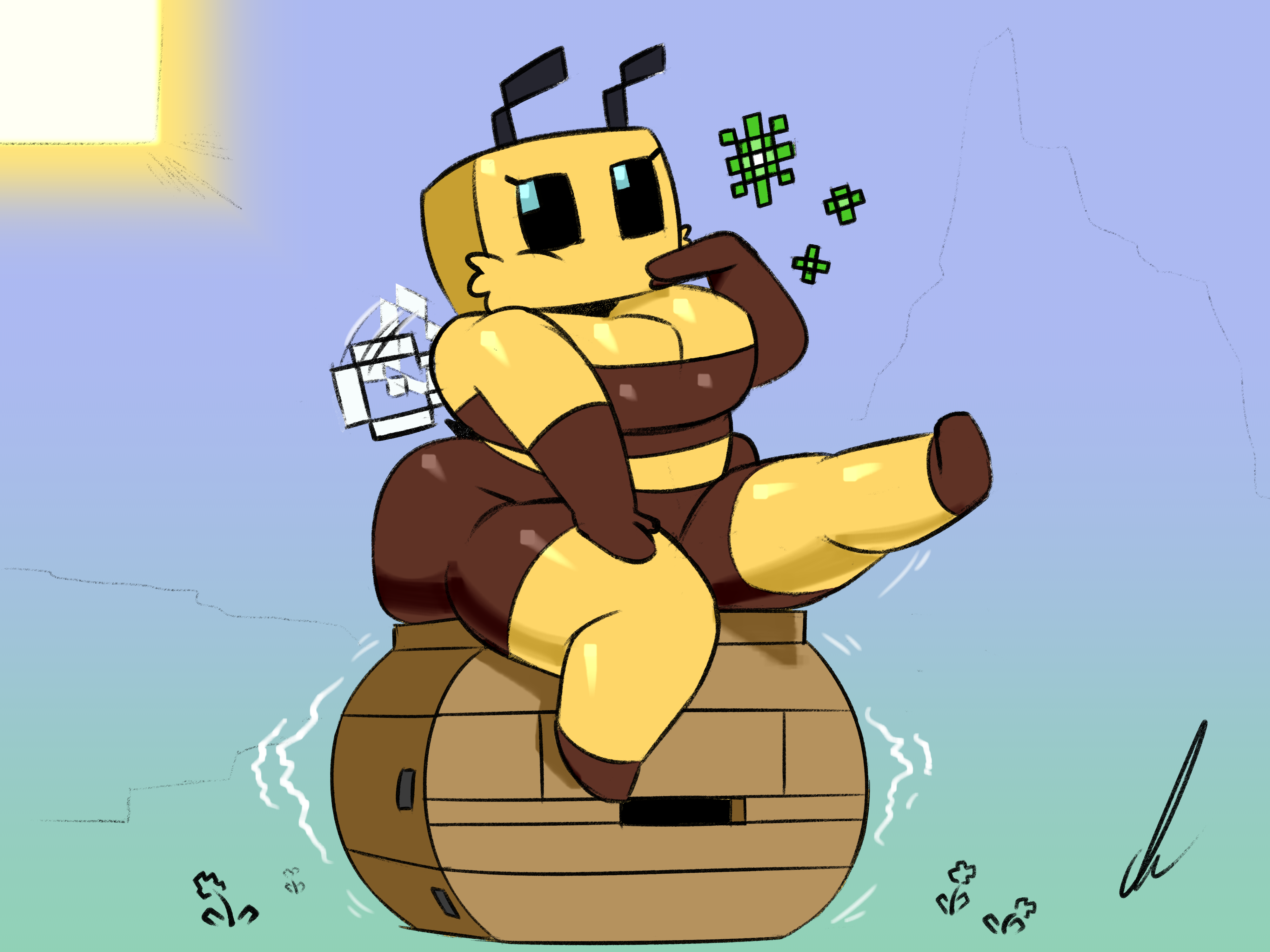 Minecraft bee r34