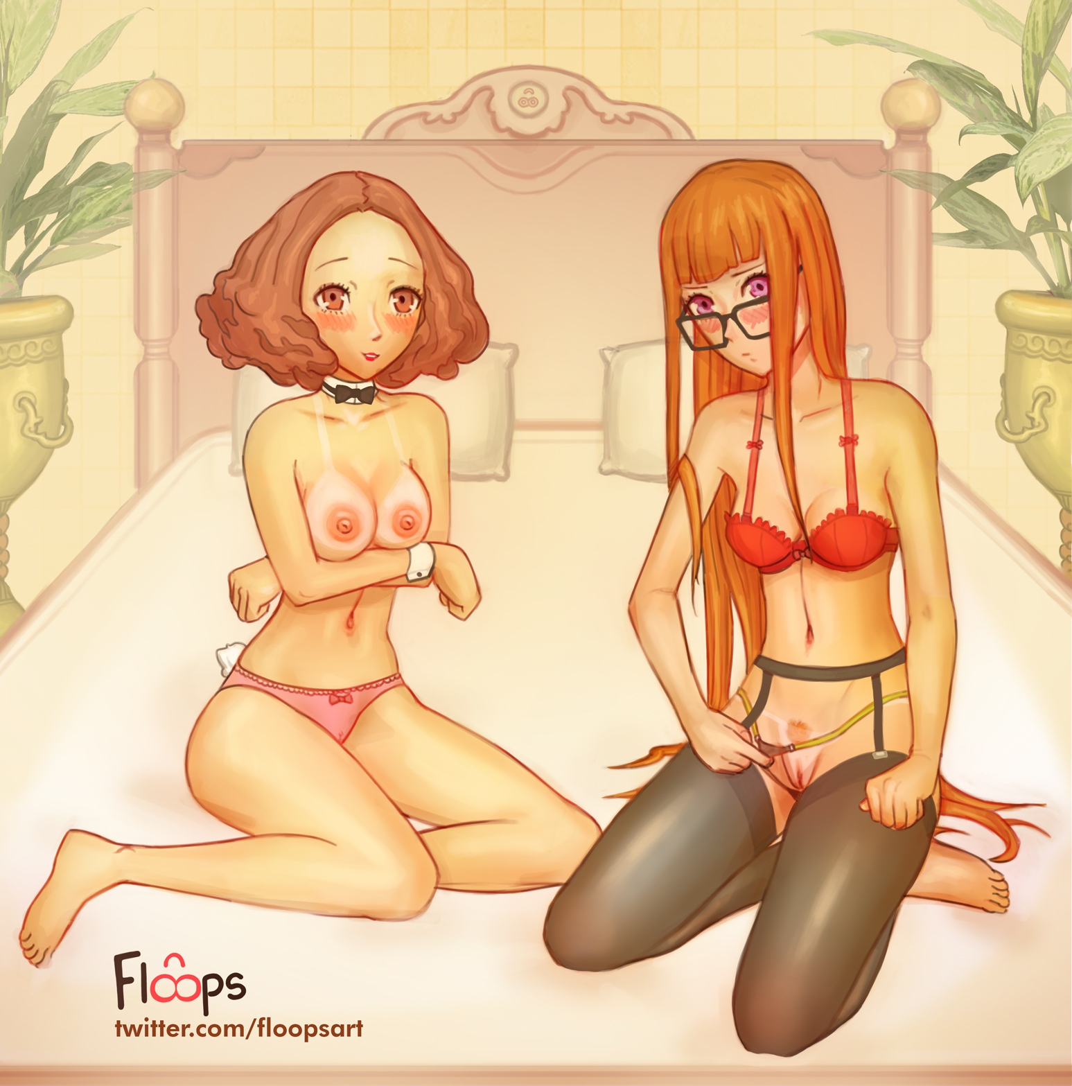 Rule34 - If it exists, there is porn of it  floops (artist), haru okumura,  sakura futaba  3305141