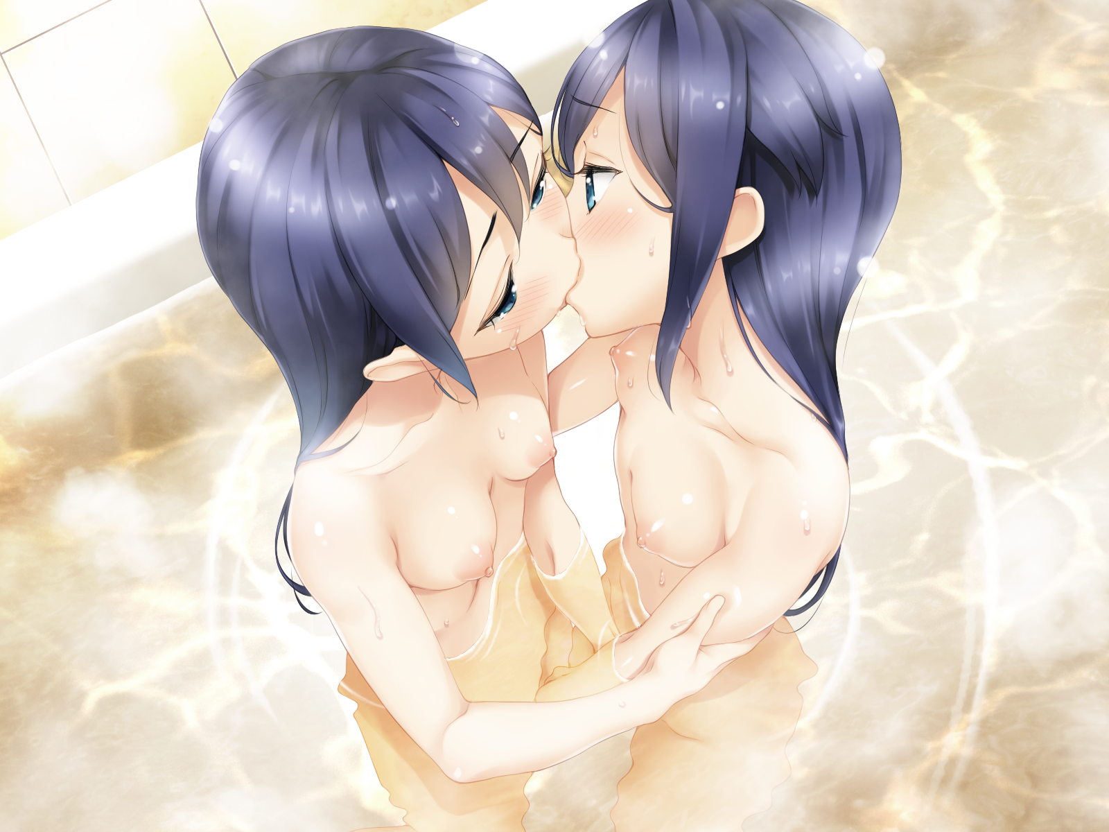 Sono hanabira ni kuchizuke wo yuri hentai фото 88