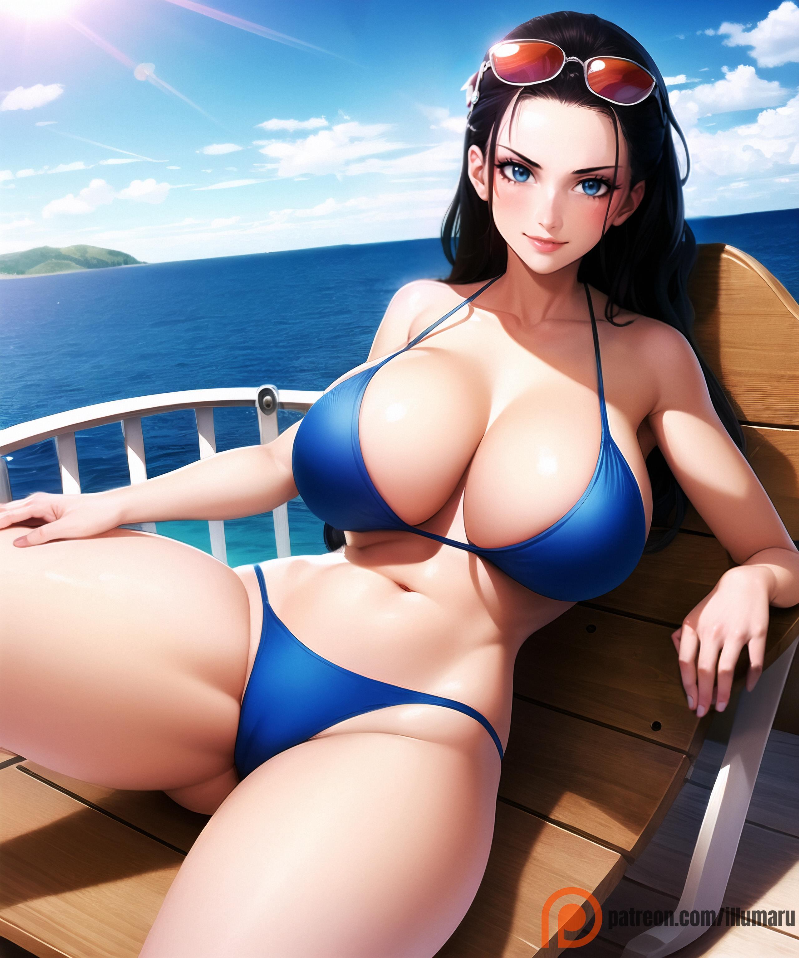 Nico robin bikini figure