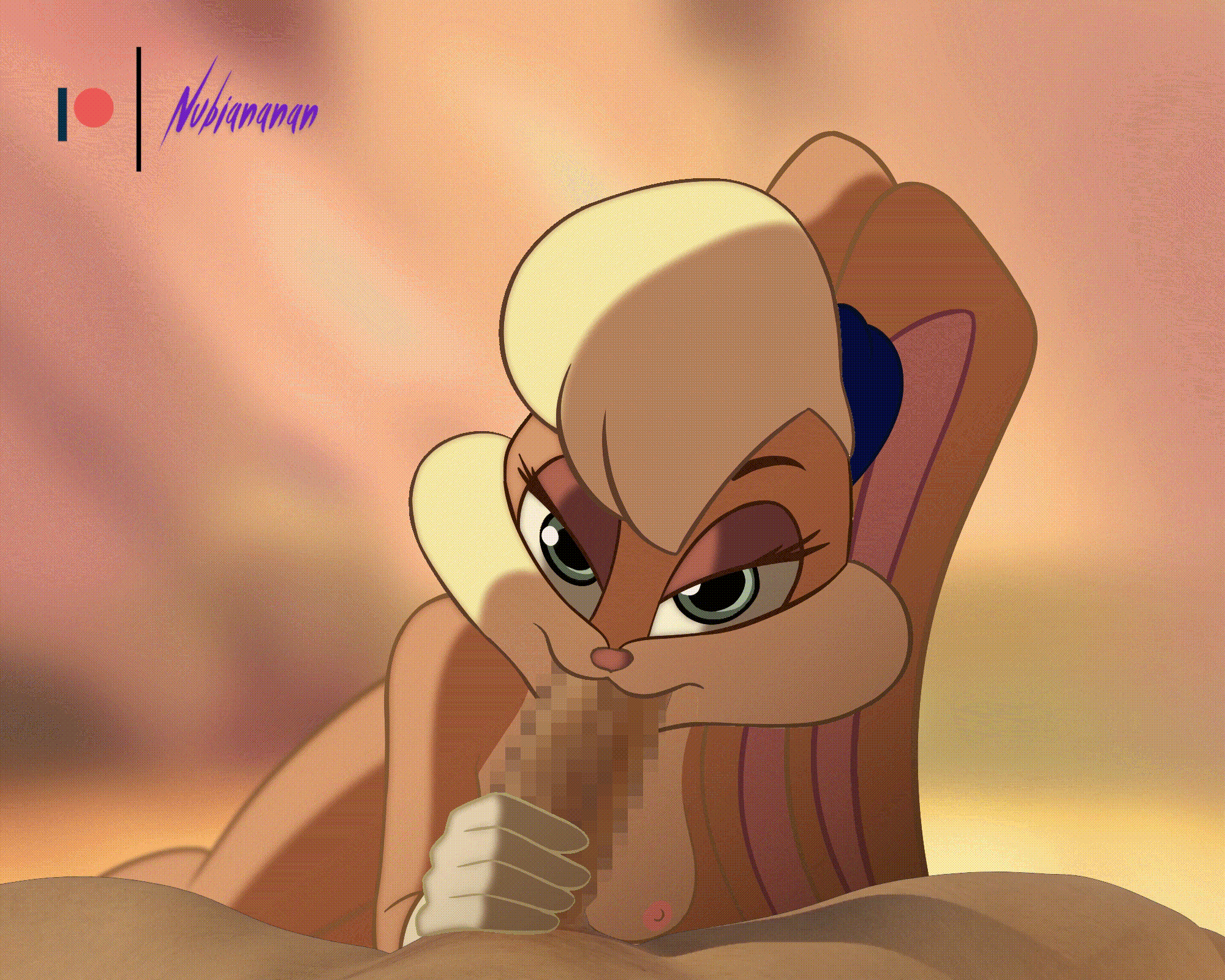 nubiananan, lola bunny, looney tunes, space jam, 3d, animated, blender, tag...