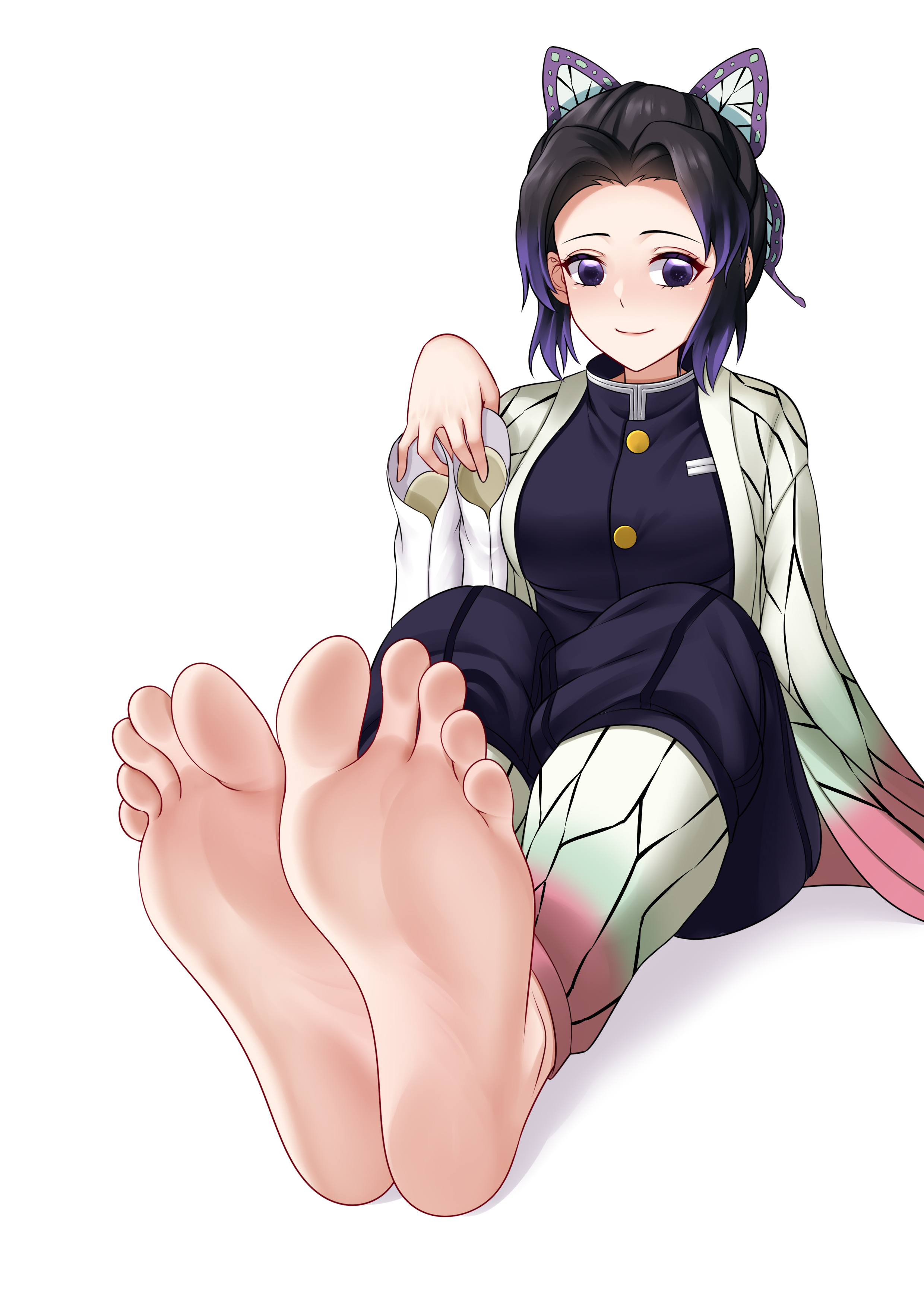 Shinobu feet porn
