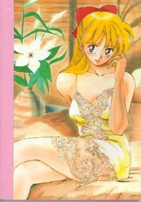 minako aino, sailor venus, bishoujo senshi sailor moon, lowres, bed, blonde hair, blue eyess, female, female only, human, long hair, slip, solo, 