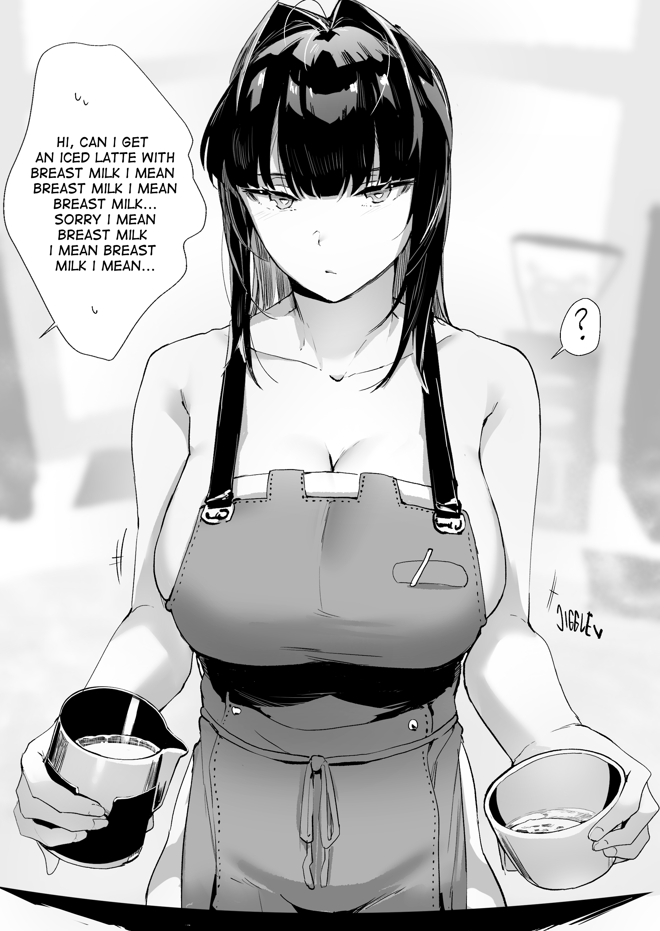 Breast milk latte porn