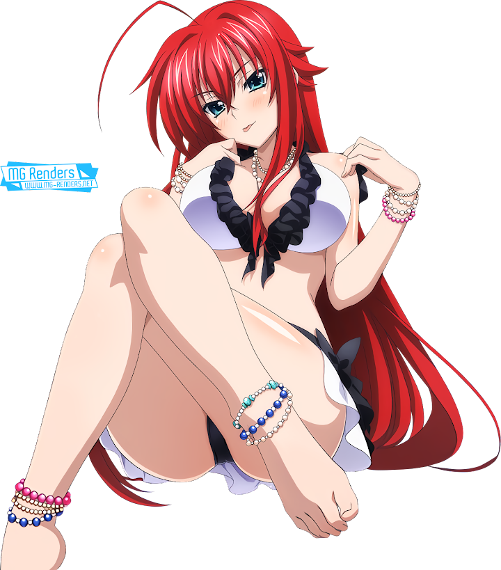 high school dxd, anklet, feet, red hair, rias grеmory, 