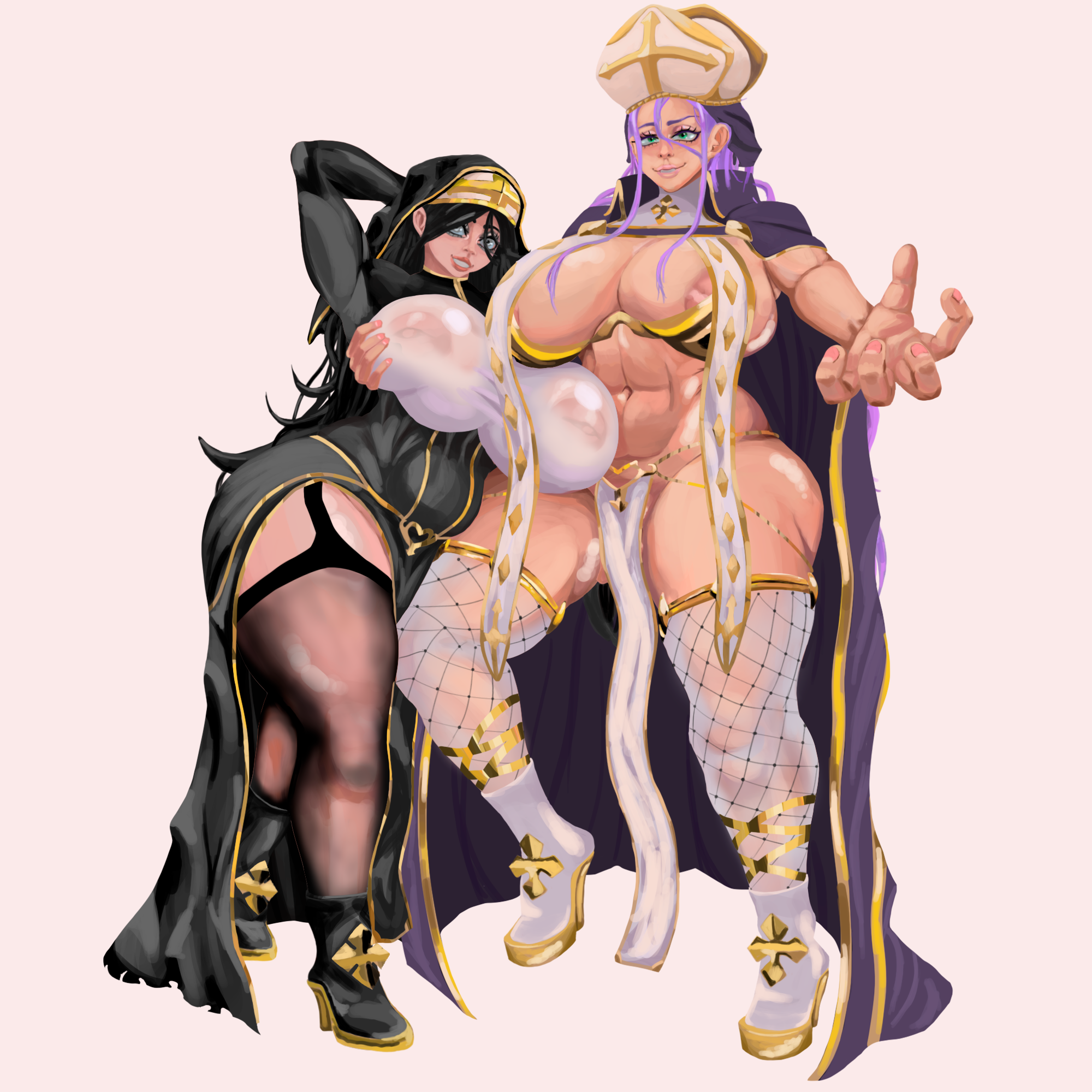 2020s 2025 2girls anal anus areola areolae ass belly belly_button big_areola big_ass big_breasts big_butt big_nipples big_thighs bimbofication black_hair blue_eyes breasts bubble_ass bubble_butt chris_ena cleavage clothing curvaceous curvaceous_female curvaceous_figure curvy_body curvy_female curvy_figure exposed_pussy exposed_torso fat fat_ass fat_butt female female_focus female_only genitals hopgigone horny horny_female hourglass_figure huge_ass huge_breasts huge_butt huge_nipples large_breasts legs light-skinned_female light_skin lips looking looking_at_viewen milf naked naked_female nipples nude nude_female nun pussy reincarnation_coliseum self_upload shiny_skin stomach sweat sweatdrop tensei_colosseum thick_ass thick_legs thick_thighs thighs vagina wide_hips wide_thighs zayd