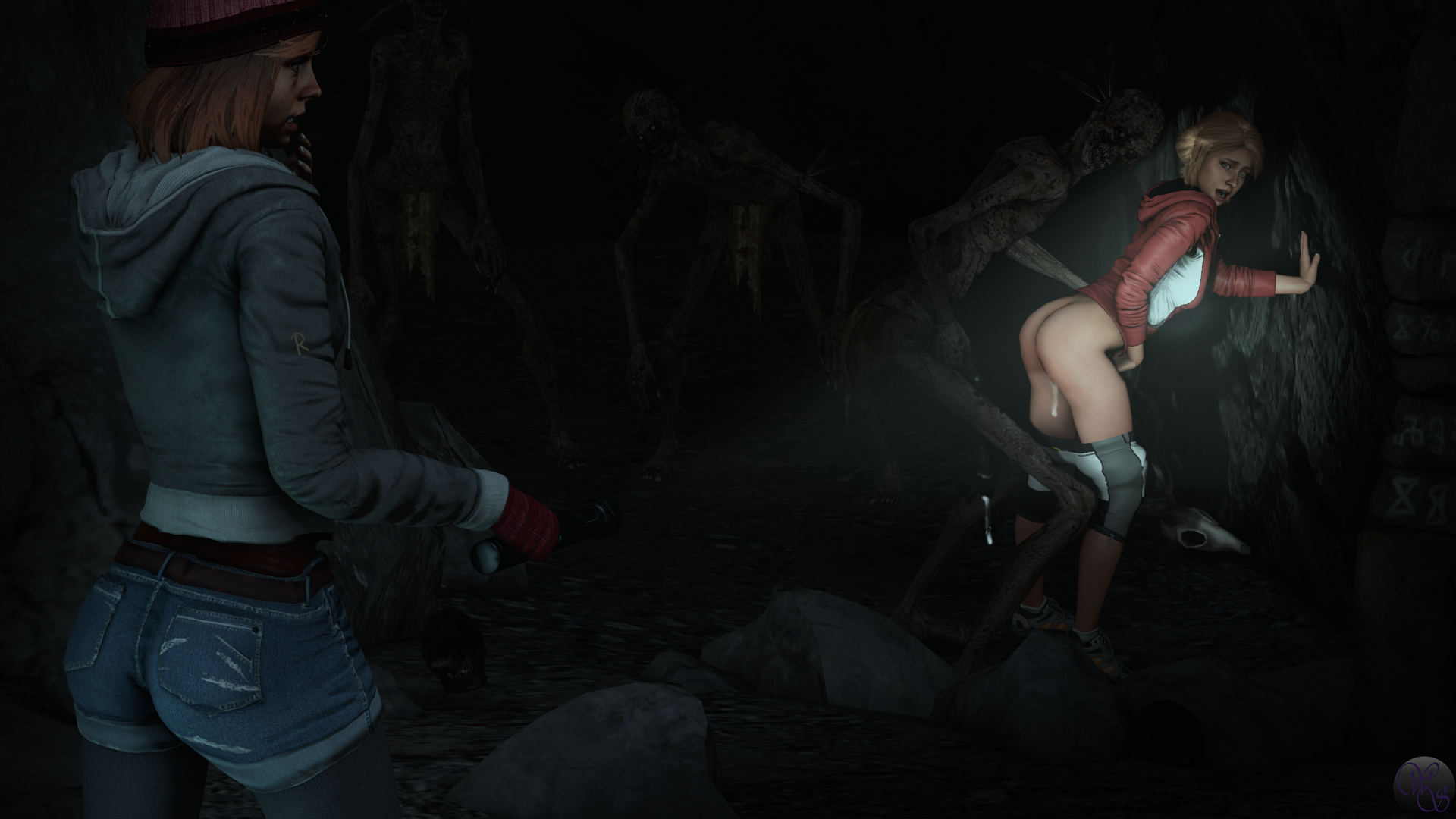 weebstank, samantha giddings, until dawn, 3d, tagme, ass, athletic, bare ca...