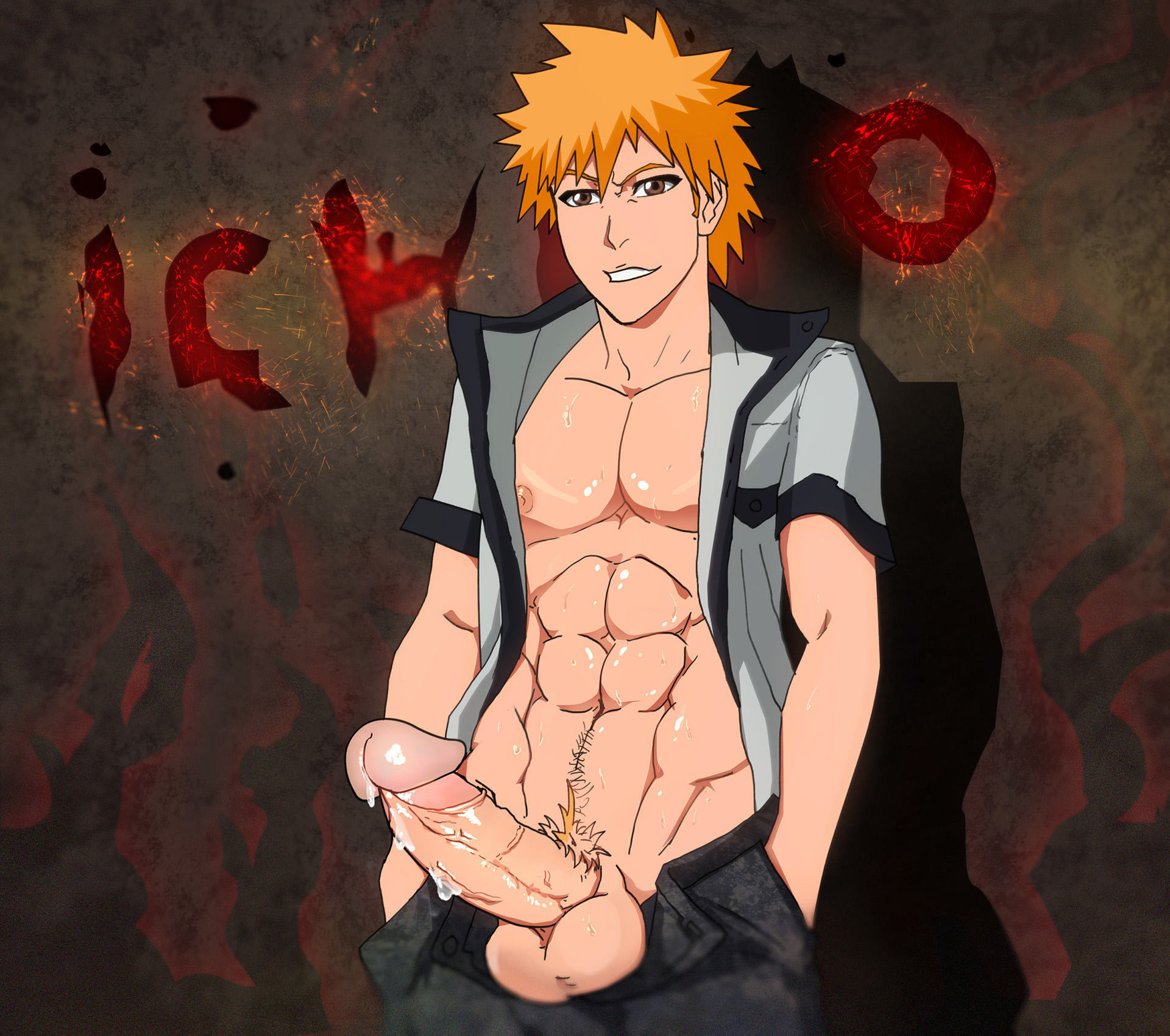 Gay hentai ichigo фото 28