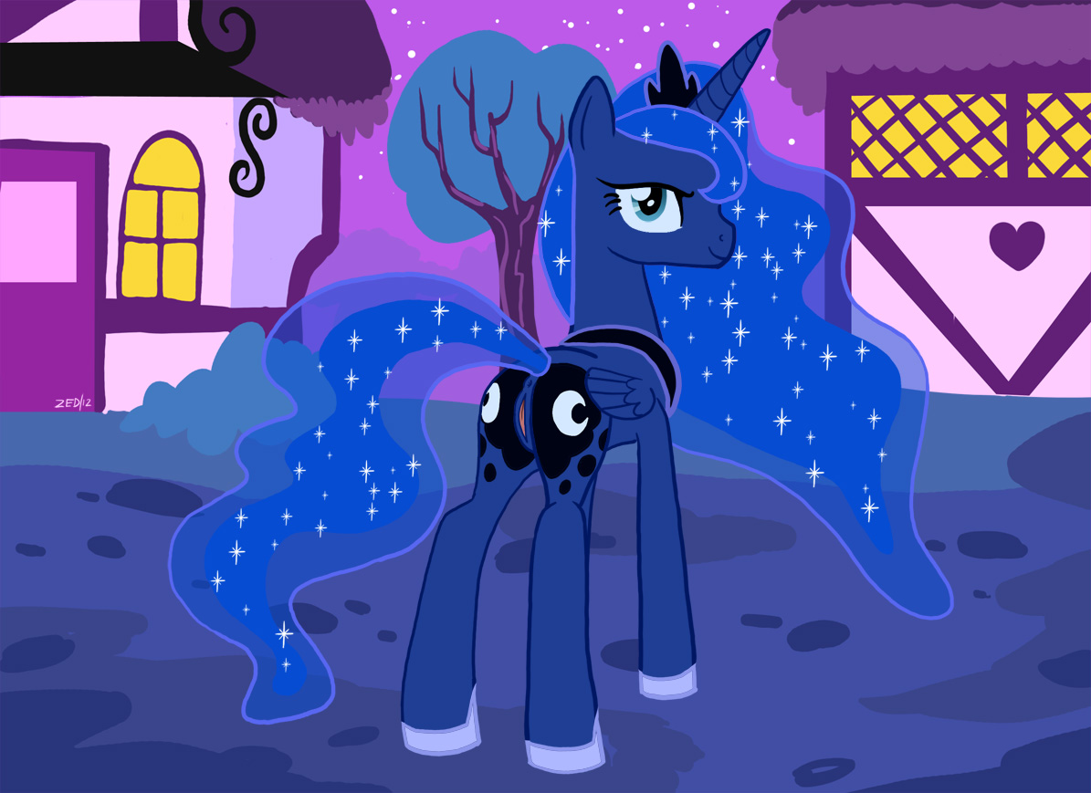 Rule34 - If it exists, there is porn of it / zed001, princess luna (mlp) /  3074588