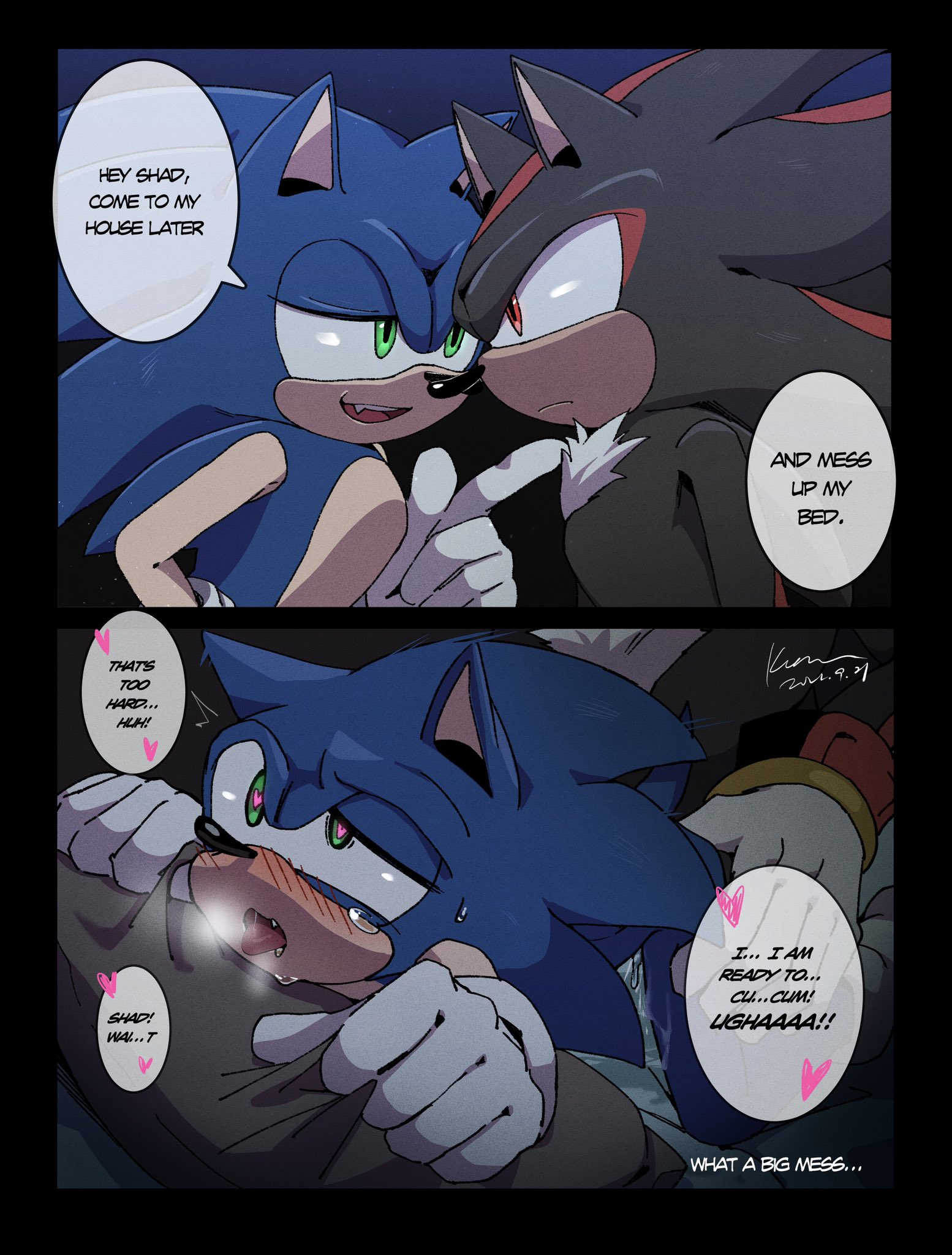 Sonic and shadow comic porn