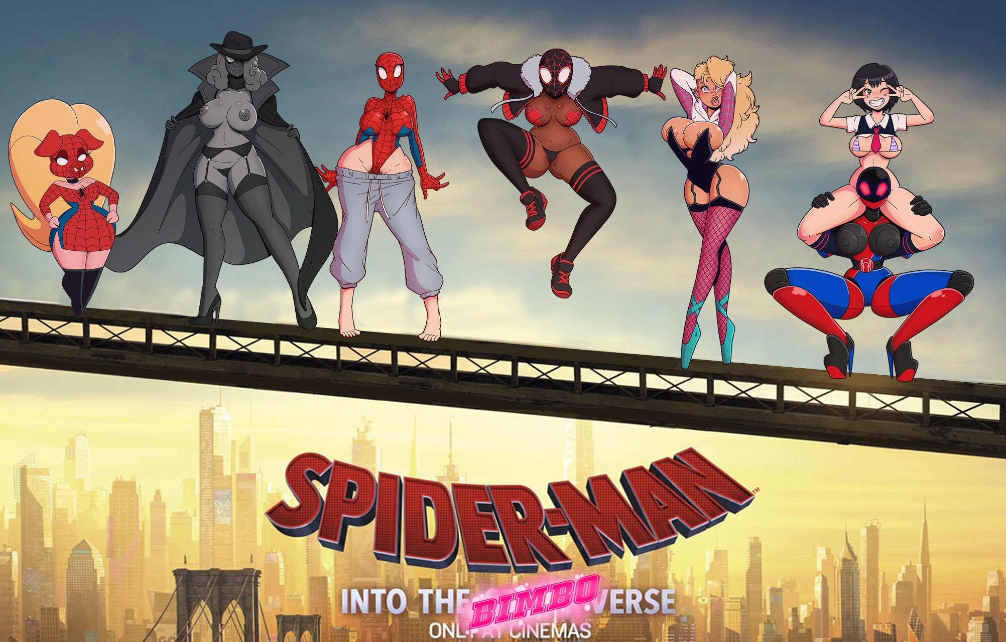 Spider Gwen's Big Boob Transformation