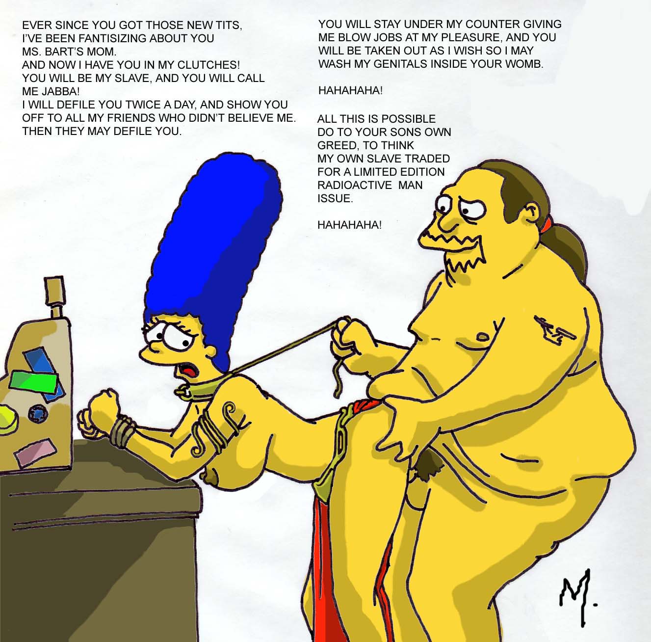 Simpsons comic book guy porn tapes