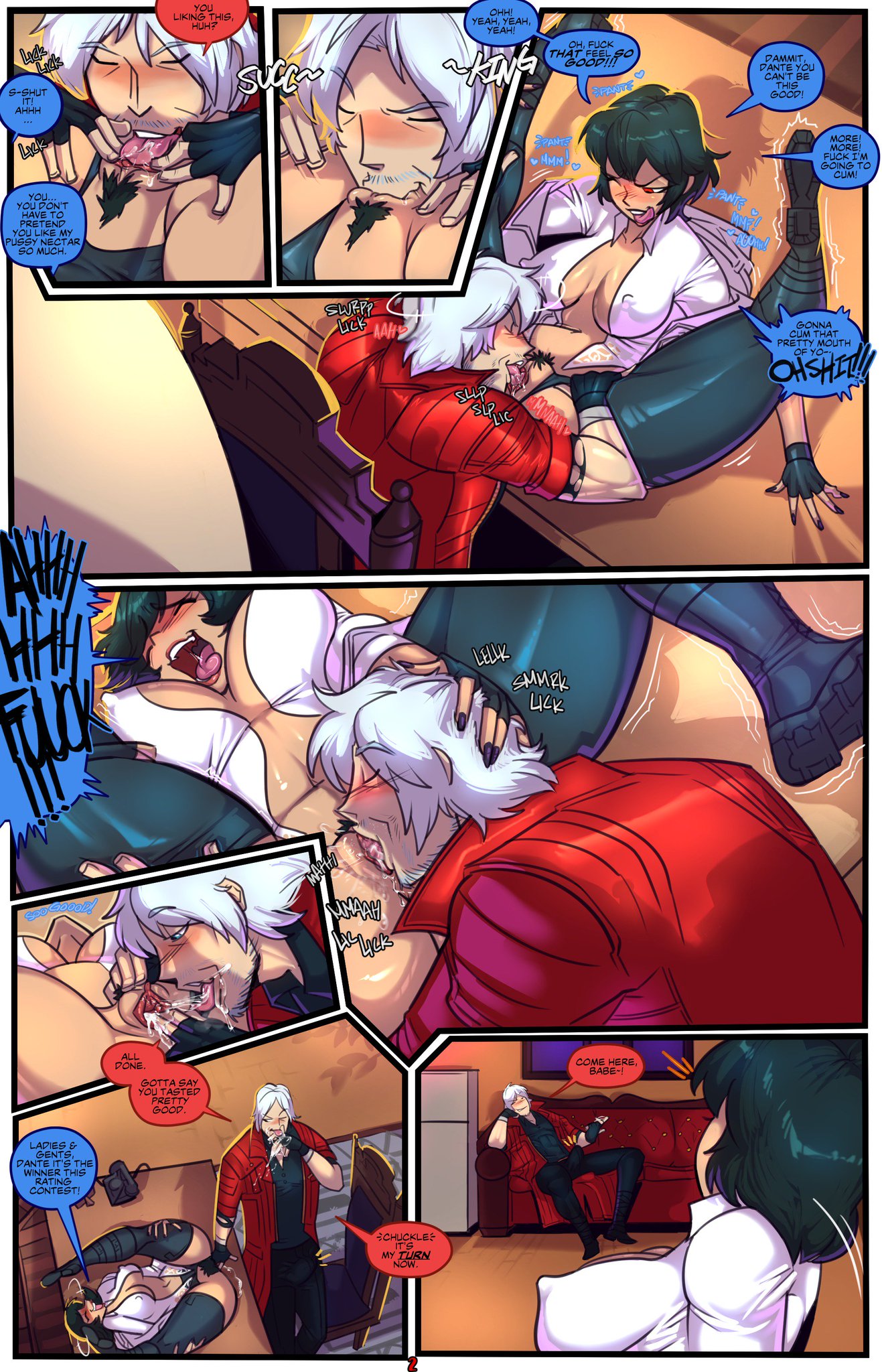 pandoraraptor, dante, dante (dmc: devil may cry), lady (devil may cry), cap...