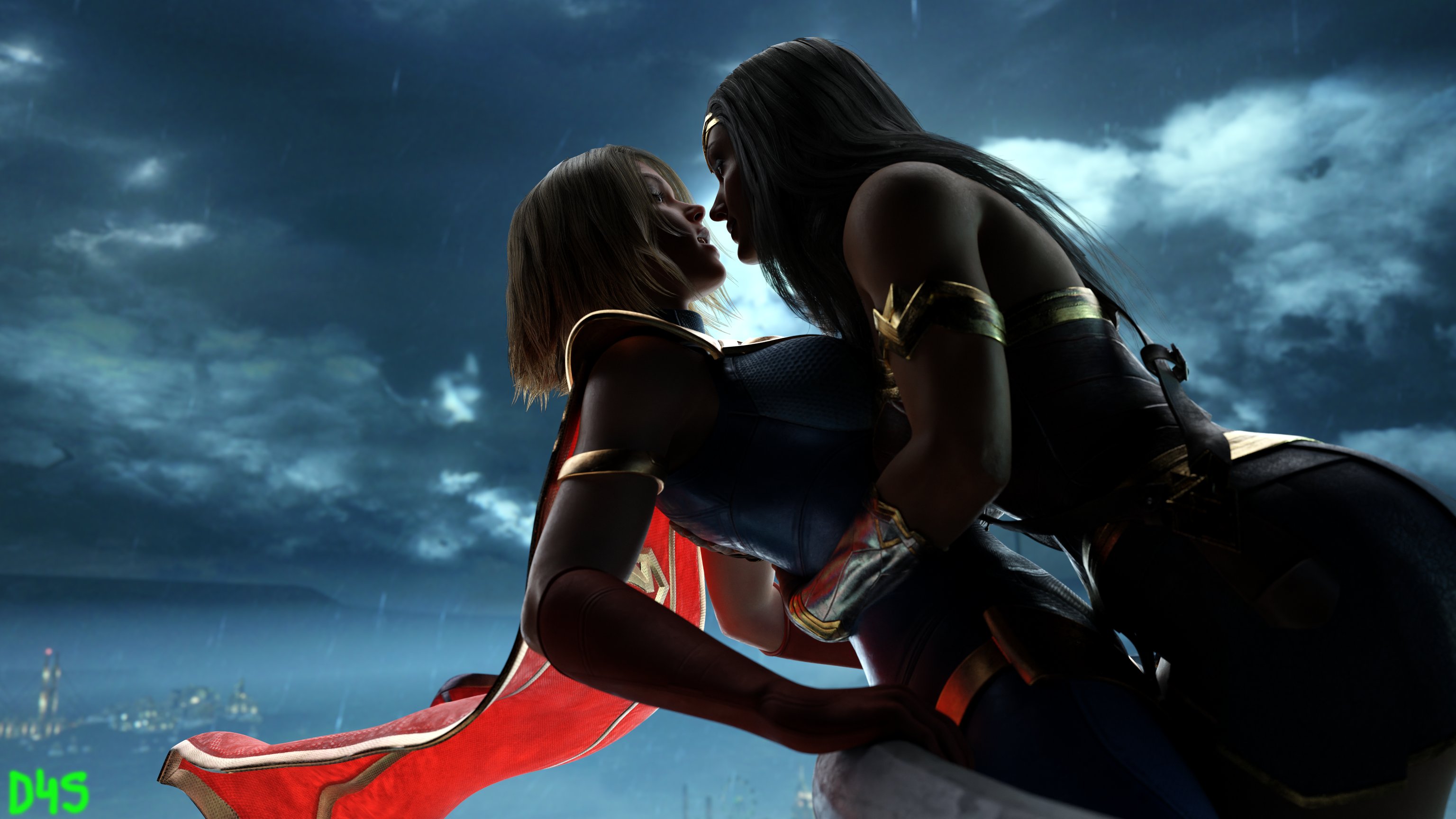 The Sultry Pairing of Wonder Woman and John Legend in an Explosive Gallery