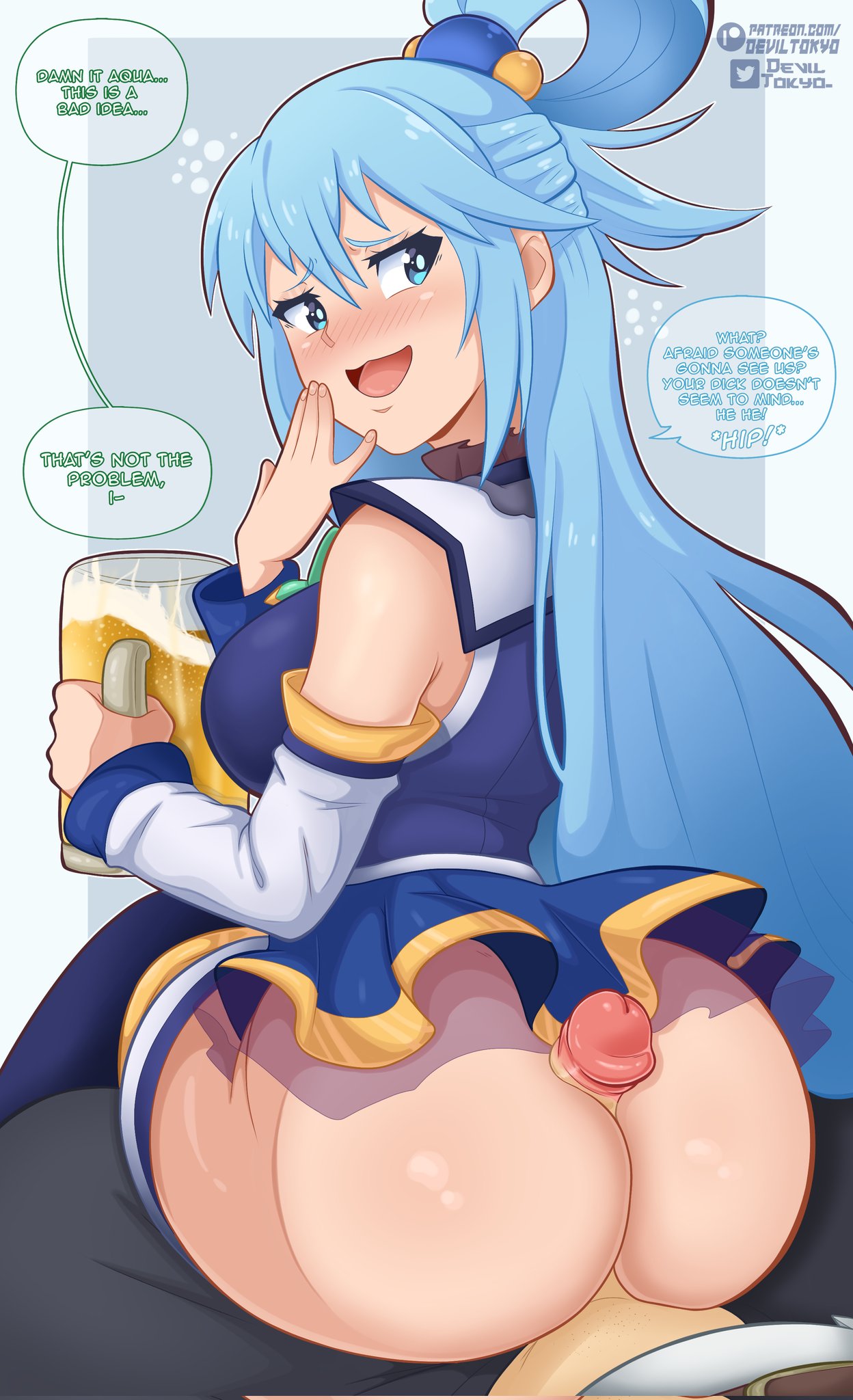 Konosuba aqua rule 34