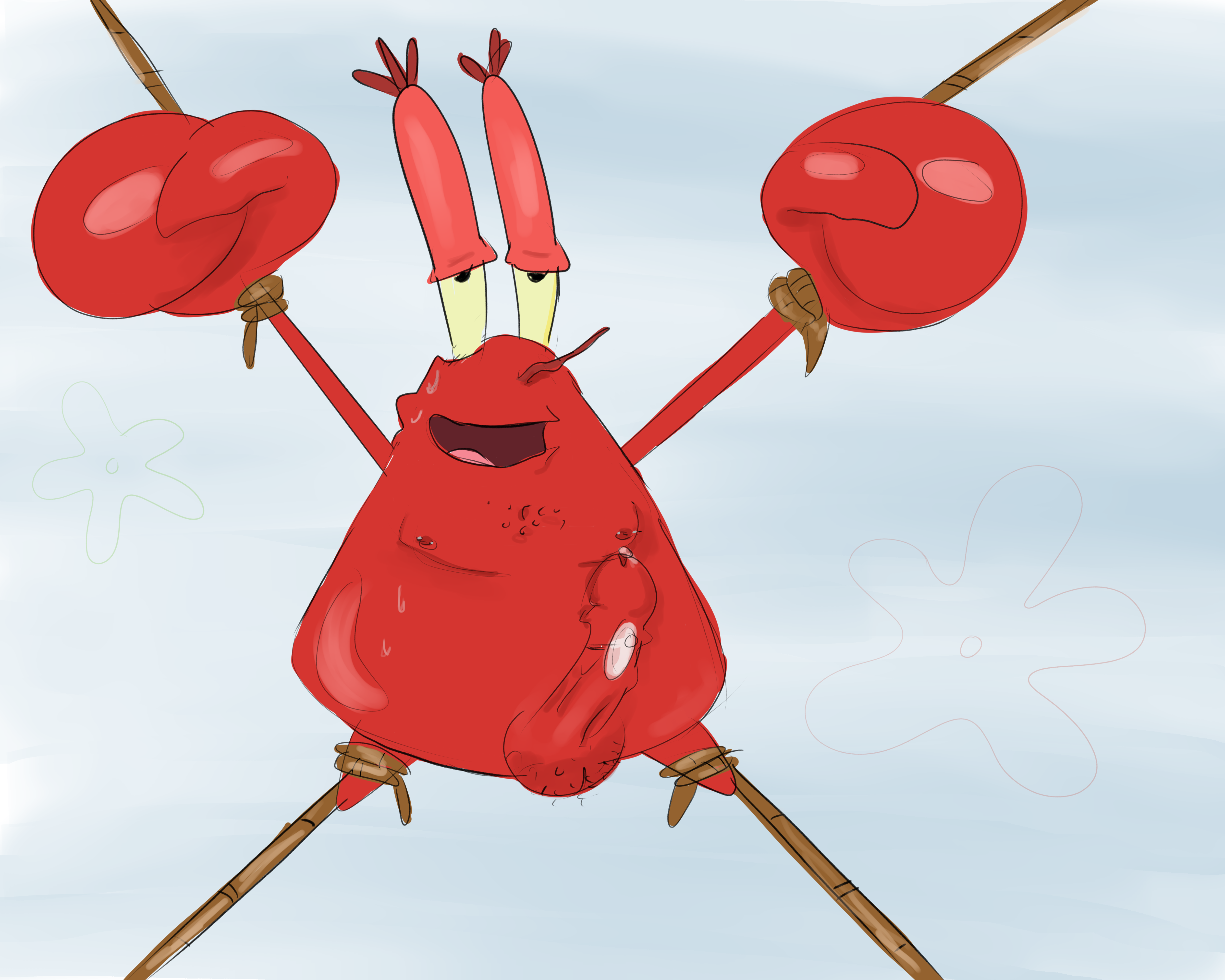 mr krabs, nickelodeon, spongebob squarepants, bondage, crab, crustacean.