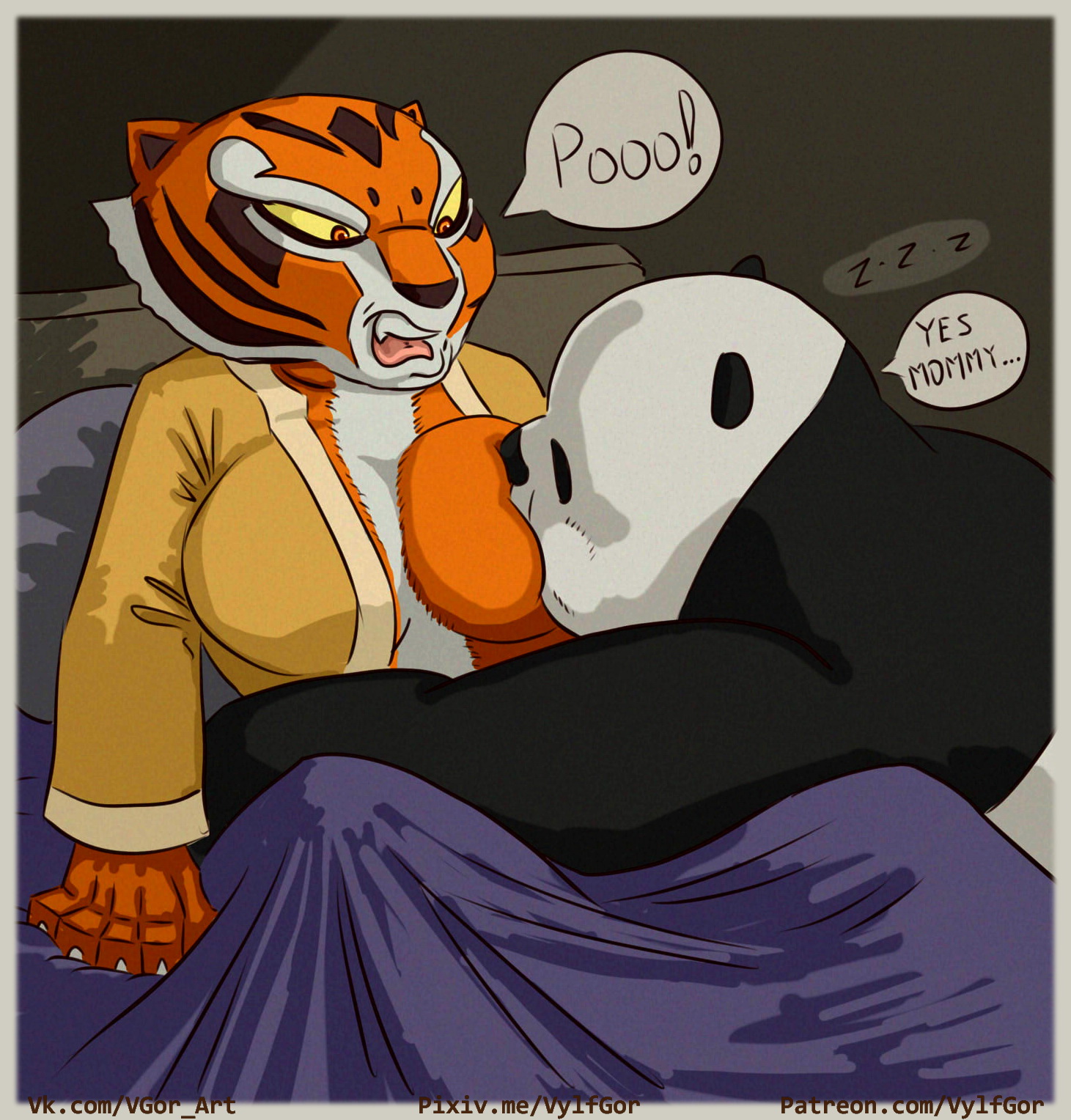 Tigress kung fu panda rule 34
