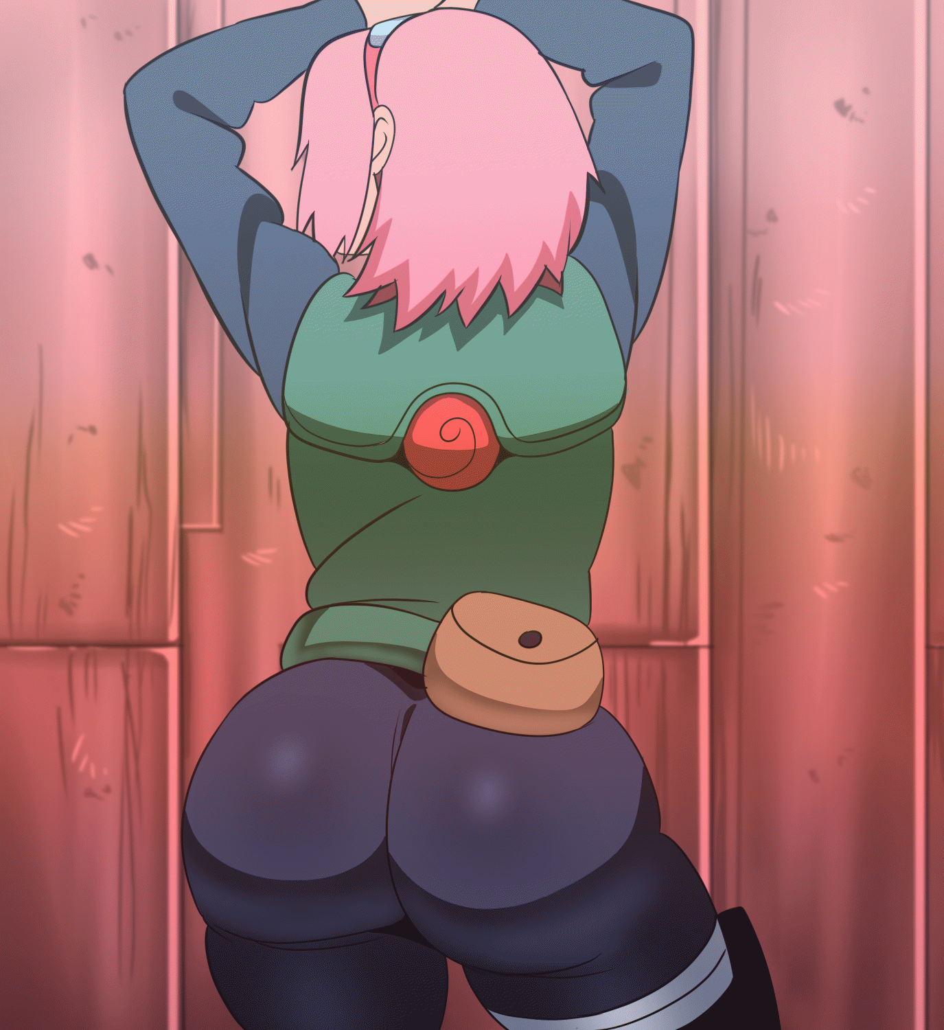 Sakura ass gif