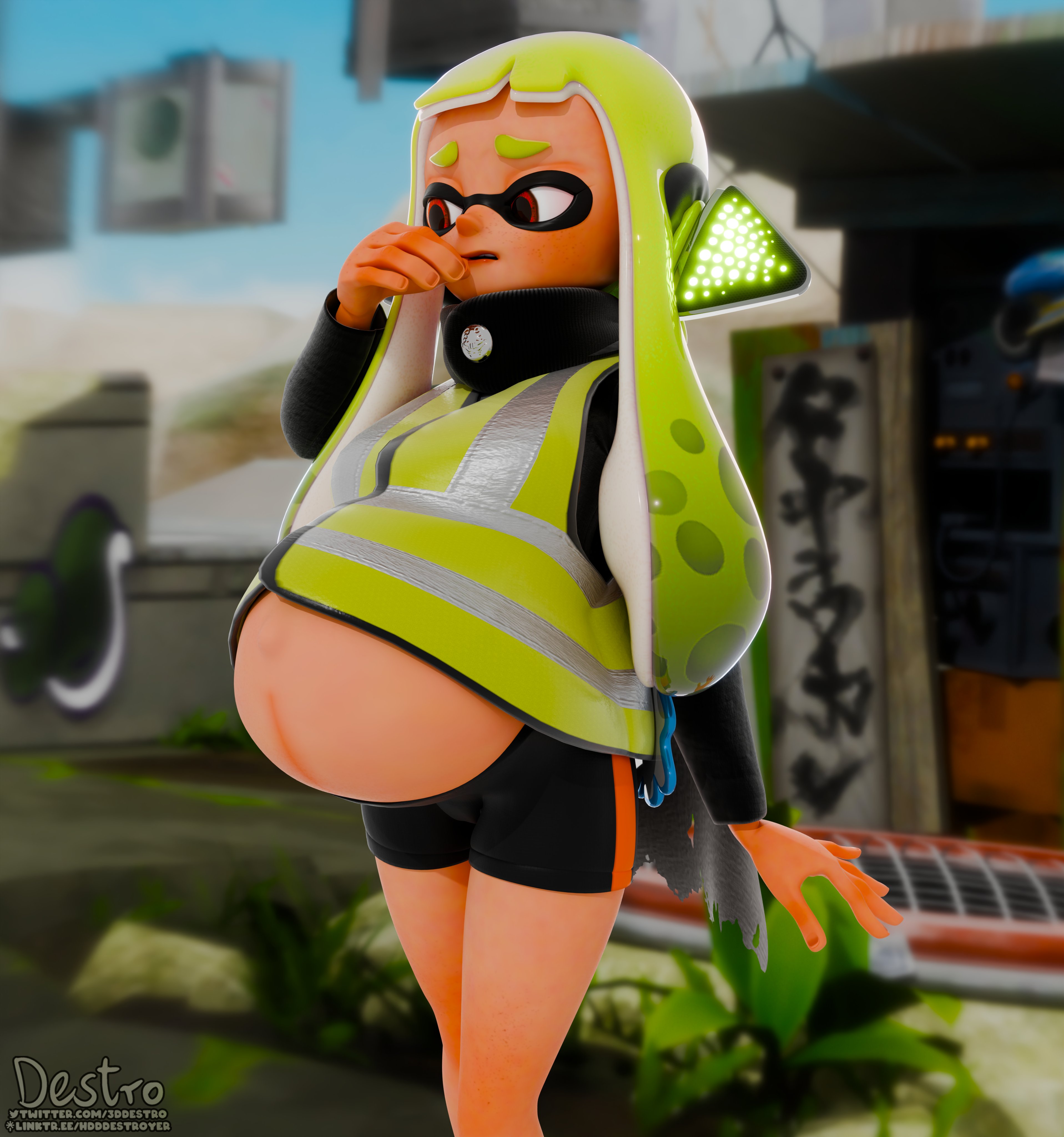 Rule34 - If it exists, there is porn of it  agent 3 (splatoon), inkling,  inkling girl  8103618