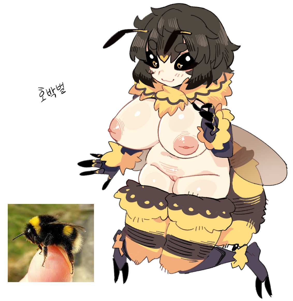 Bee girl hentai фото 49