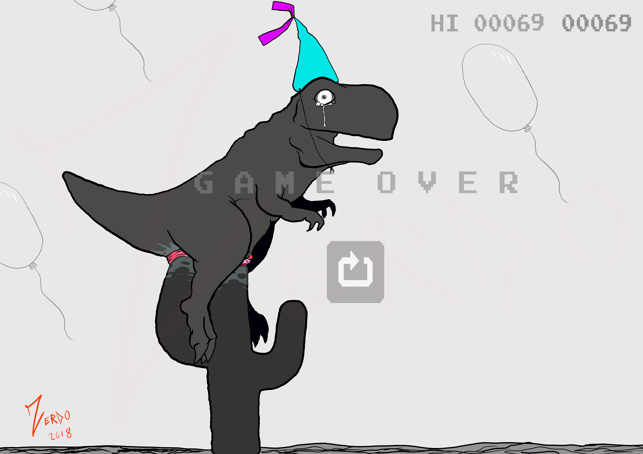 Xxx Dino Chrome - Rule34 - If it exists, there is porn of it / chromesaurus, dinosaur (google  chrome) / 1035644