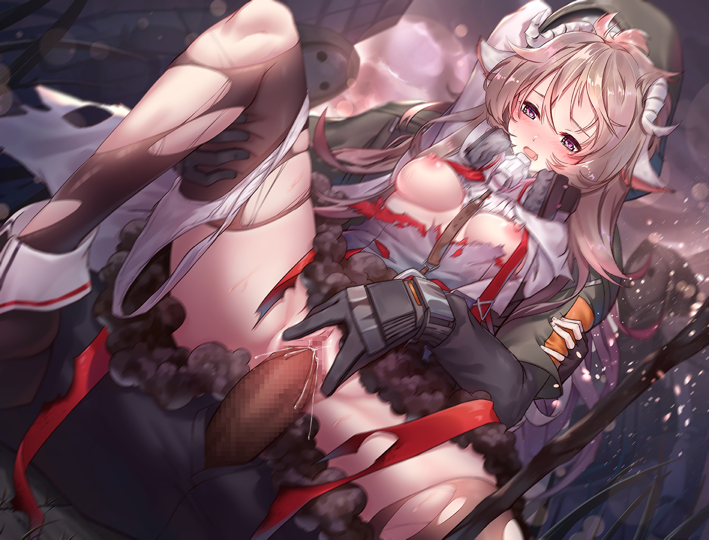 Rule34 - If it exists, there is porn of it  ten no hoshi, eyjafjalla ( arknights)  3260920
