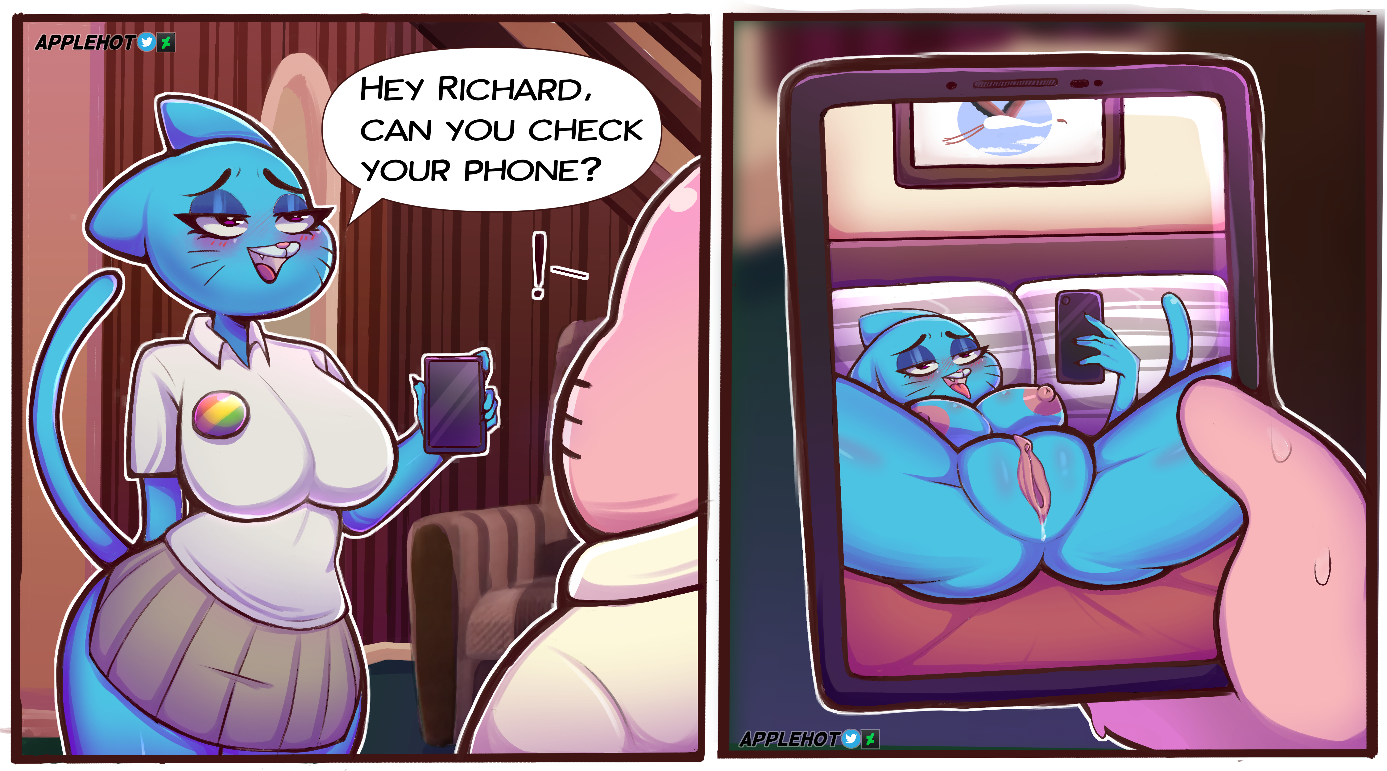 Rule34 - If it exists, there is porn of it  nicole watterson, richard  watterson  5608732