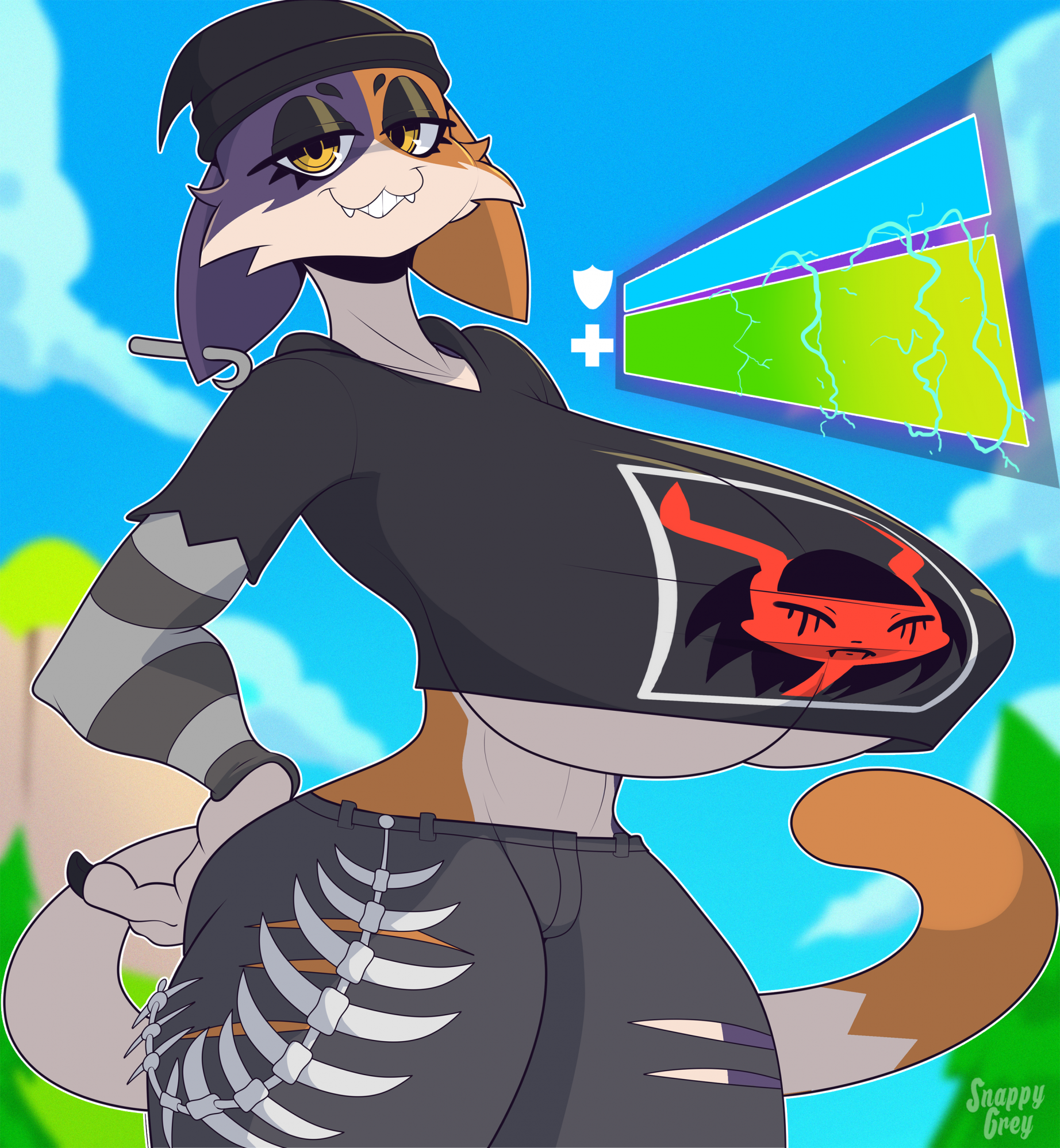 2020s 2023 2d 2d_(artwork) 2d_artwork anthro anthro_female anthro_focus anthro_only anthrofied artist_name background belly big_breasts big_hips breasts cap cat_ears cat_girl cat_humanoid cat_tail catgirl clothed clothed_female clothes clothing cloud clouds color colored cropped cropped_legs curvy curvy_body curvy_female curvy_figure curvy_hips curvy_thighs day daytime detailed_background digital_drawing_(artwork) ear_piercing ear_ring earring epic_games eyelashes eyes fanart feline feline_ears feline_humanoid female female_anthro female_focus female_only fingernails fingers fortnite fortnite:_battle_royale fur furry furry_breasts furry_female furry_only furry_tail goth goth_girl health_bar hips hourglass_figure hp_bar humanoid large_boobs large_breasts long_tail mammal mammal_humanoid meow_skulls_(fortnite) mouth multicolored_body multicolored_fur multicolored_tail nail nails neck no_bra no_bra_under_clothes no_dialogue no_humans non-human open_eyes open_mouth pants partially_nude piercing pose posing revealing_clothes revealing_clothing revealing_outfit ripped_pants slim slim_female smile smiling_at_viewer smirk smirking smirking_at_viewer snappygrey snout solo tail teeth teeth_showing teeth_visible text thick_thighs thighs three-tone_fur tight_clothes tight_clothing tight_dress tight_fit tree trees two-tone_tail underboob video_game video_game_character video_game_franchise video_games voluptuous voluptuous_female watermark wide_hips wide_thighs yellow_eyes