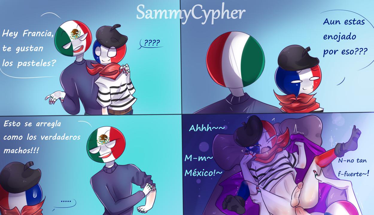 Rule34 - If it exists, there is porn of it / france (countryhumans), mexico  (countryhumans) / 2809491