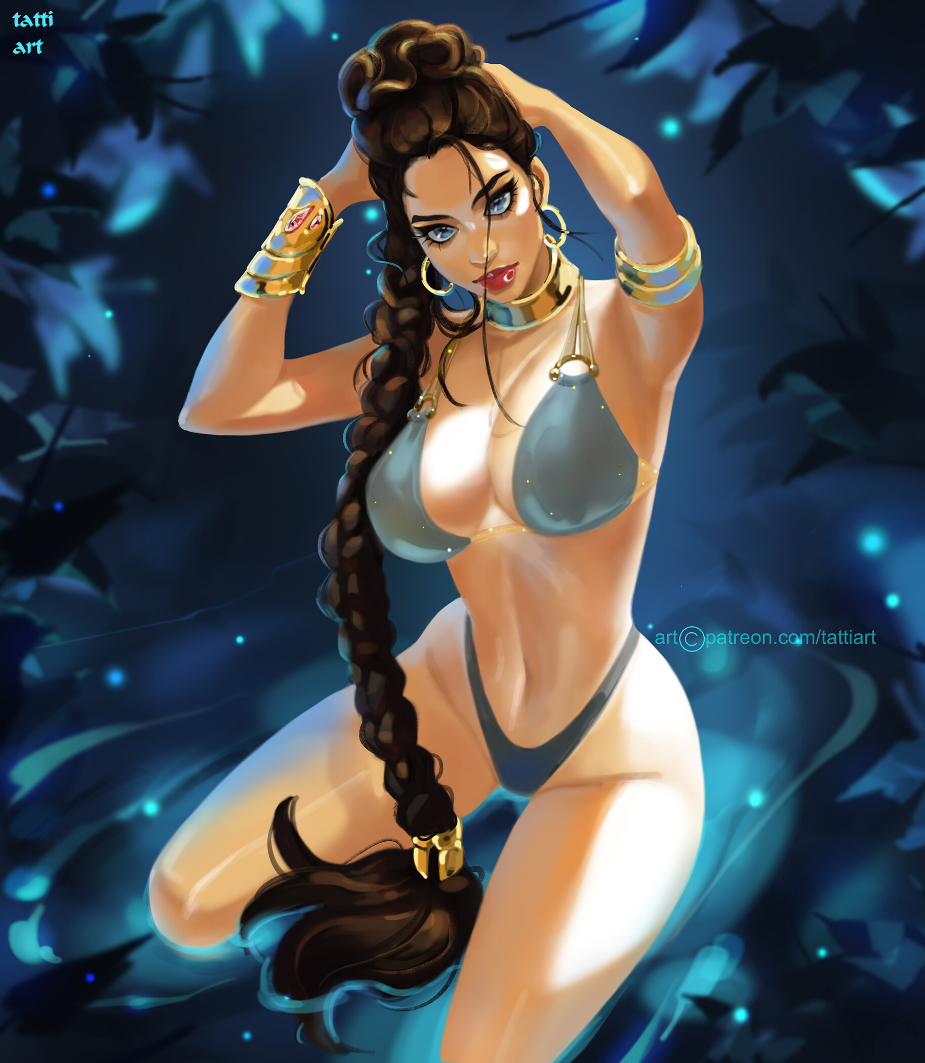 Slave leia strip