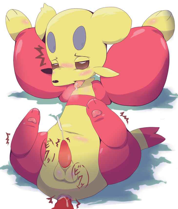mienfoo, color, tagme, blush, cum, feral, insertion, male, male only, multiple males, nude, penis, pokemon, sex, yaoi, 