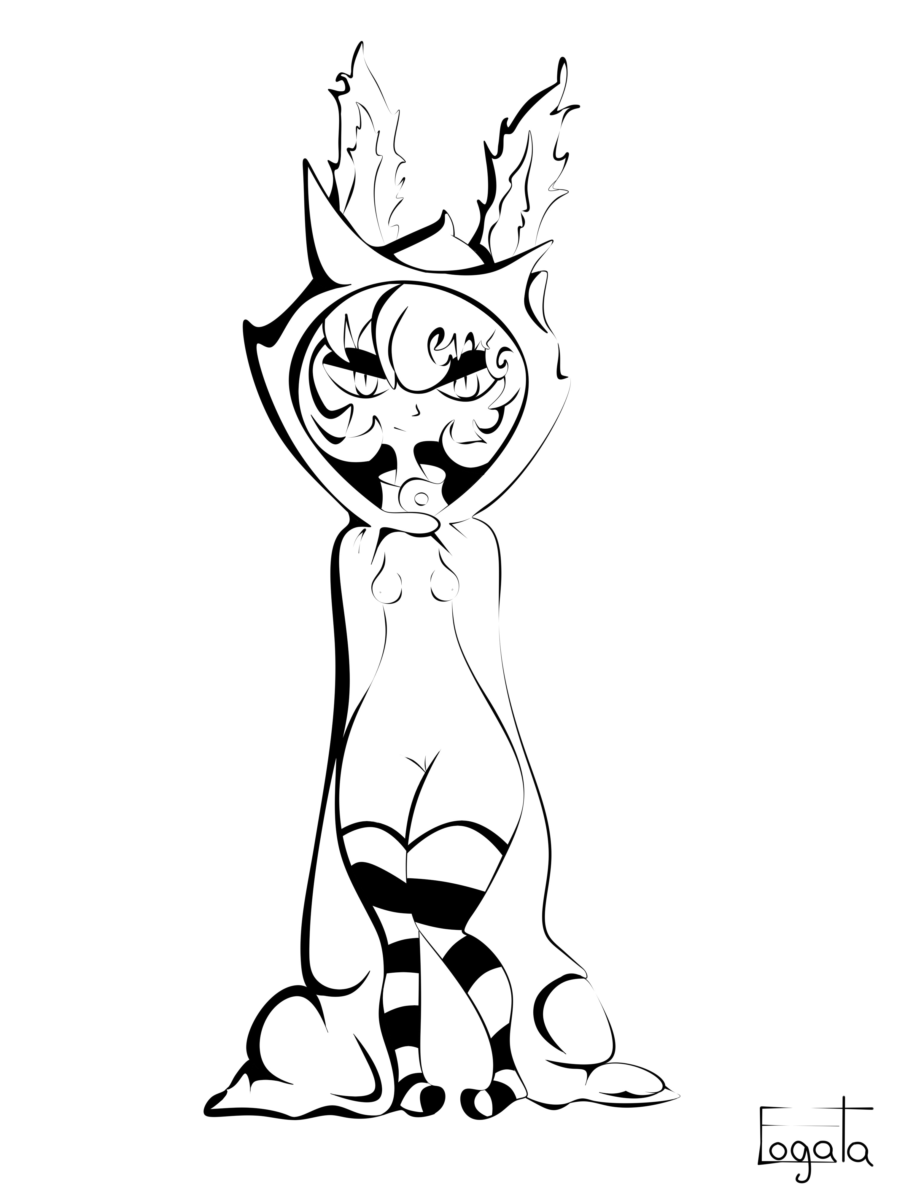 yordle, league of legends, riot games, absurd res, hi res, anthro, female, female/female, fogata, fur, humanoid, nipples, nude, solo, 