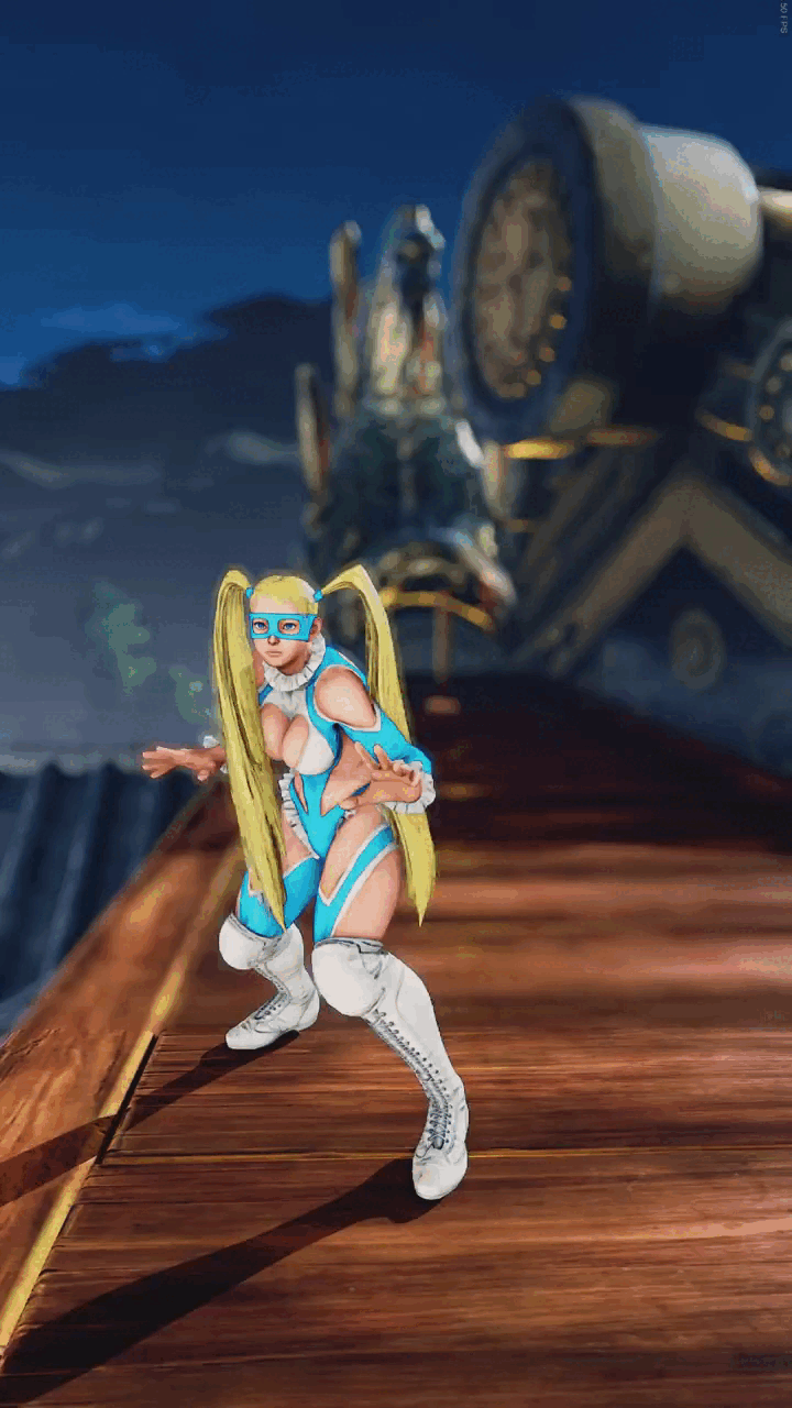 1girls 3d animated antenna_hair ass ass_attack ass_cutout bare_shoulders blonde_hair blue_eyes blue_leotard boots breasts capcom cleavage cleavage_cutout clothing_cutout curvy domino_mask female female_focus female_only frilled_leotard frills game_screenshot heart_cutout highleg highleg_leotard highres hip_attack huge_ass large_breasts leotard long_hair mask muscular muscular_arms muscular_female muscular_legs rainbow_mika revealing_clothes solo street_fighter street_fighter_v thick_thighs thigh_boots thighhighs thighs thong_leotard twintails wide_hips wrestling_outfit