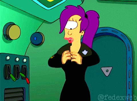 kogeikun, turanga leela, futurama, animated, 1girls, breasts, female, female only, large breasts, nipples, open clothes, ponytail, purple hair, solo, tied hair, undressing, 