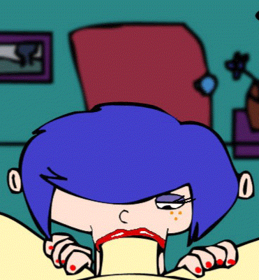 :>= accurate_art_style animated animated_gif anteater_face artist_request bad_anatomy blowjob blowjob_face blue_hair cartoon_network ed_edd_n_eddy female gif kanker_sisters lips lipstick male marie_kanker one_eye_obstructed painted_nails penis pov red_lipstick source_request sucking_penis tagme vacuum_blowjob vacuum_fellatio