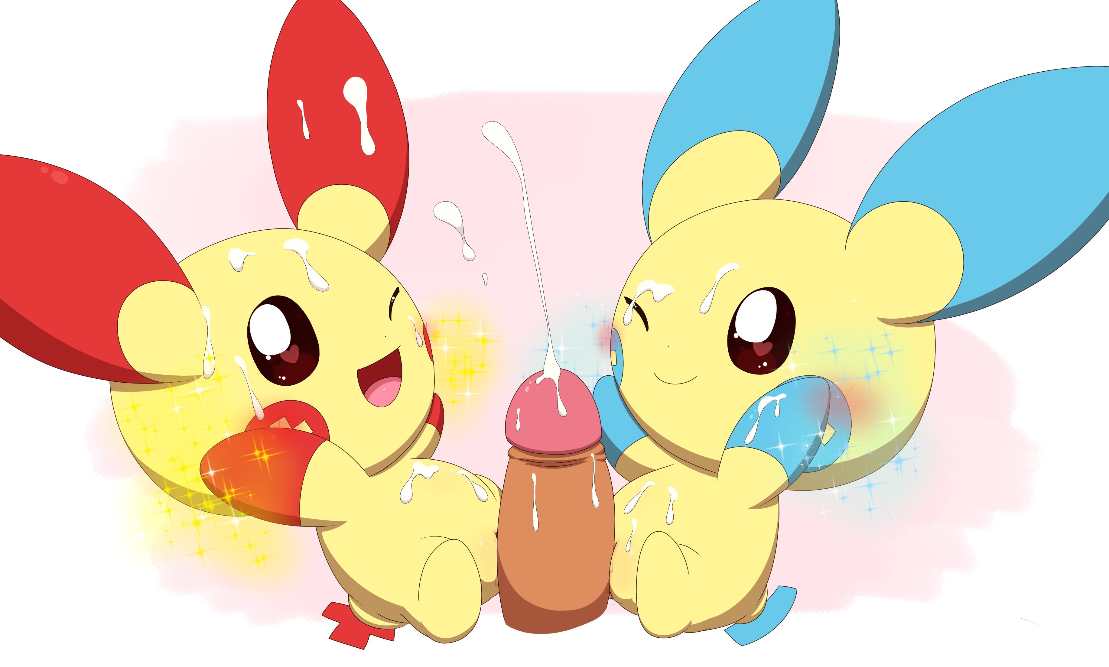 Plusle and minun costume