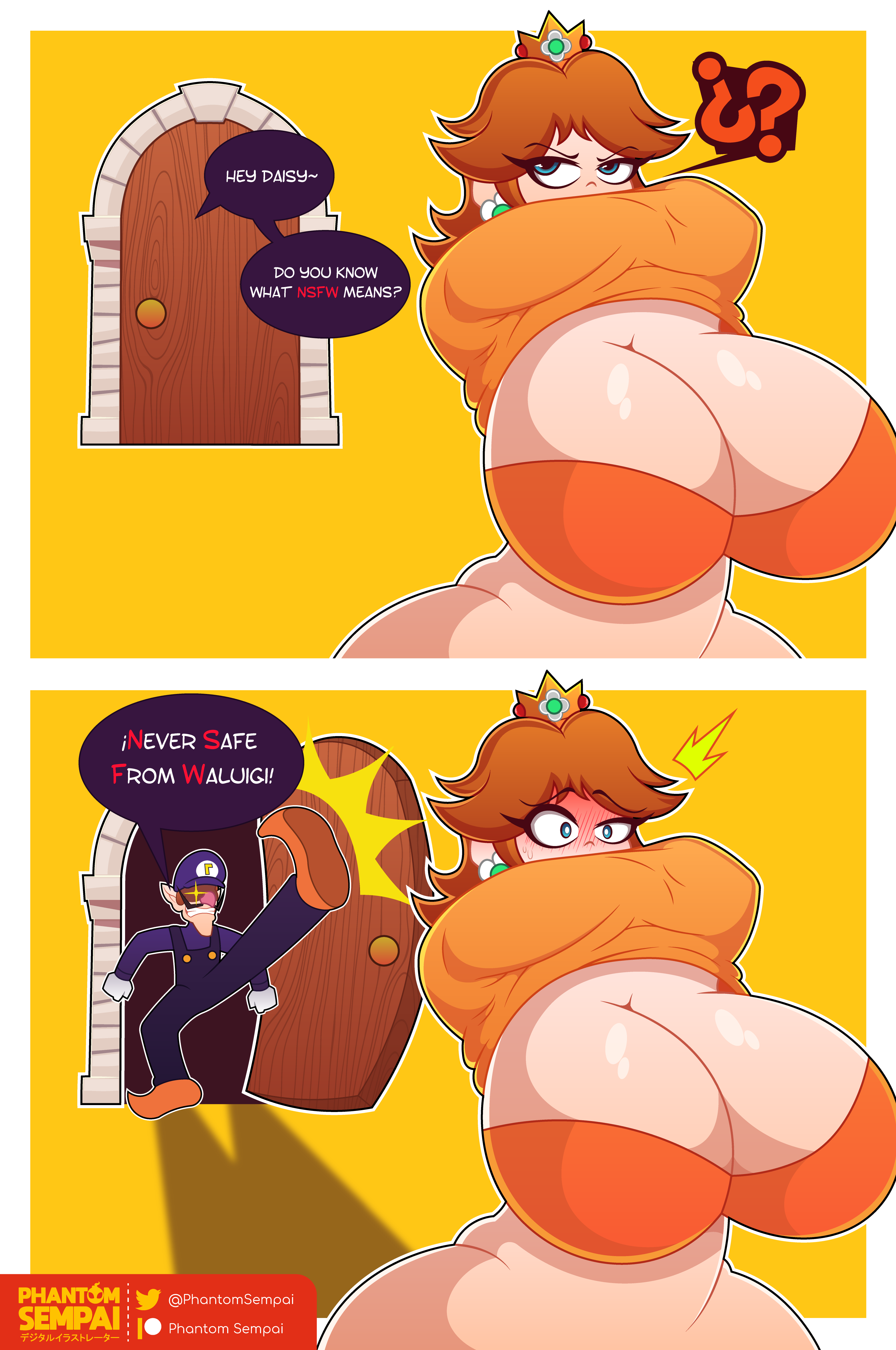 Waluigi and daisy porn comics