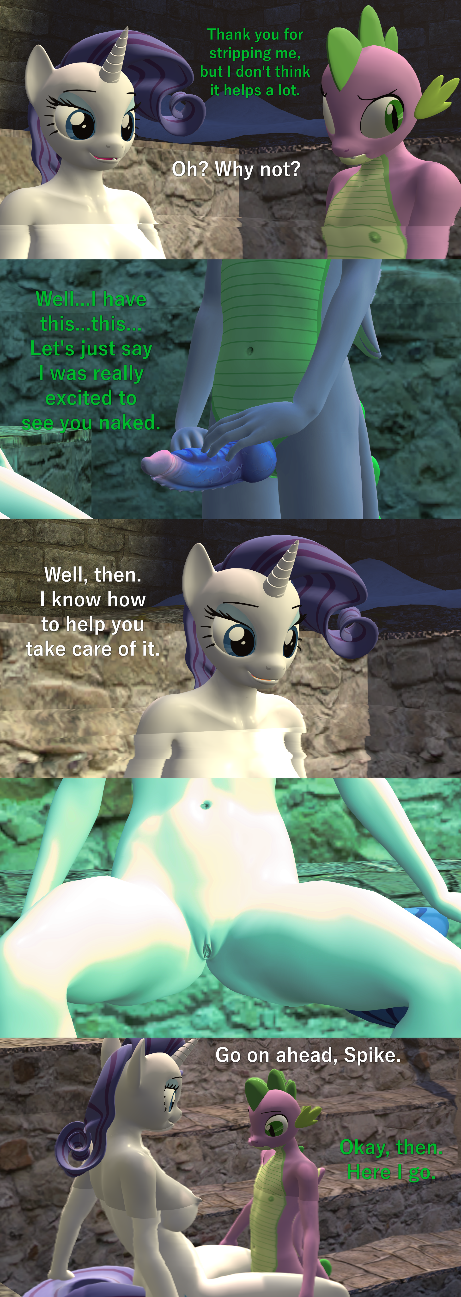 Rule34 - If it exists, there is porn of it  papadragon69, rarity (mlp),  spike (mlp)  3355304