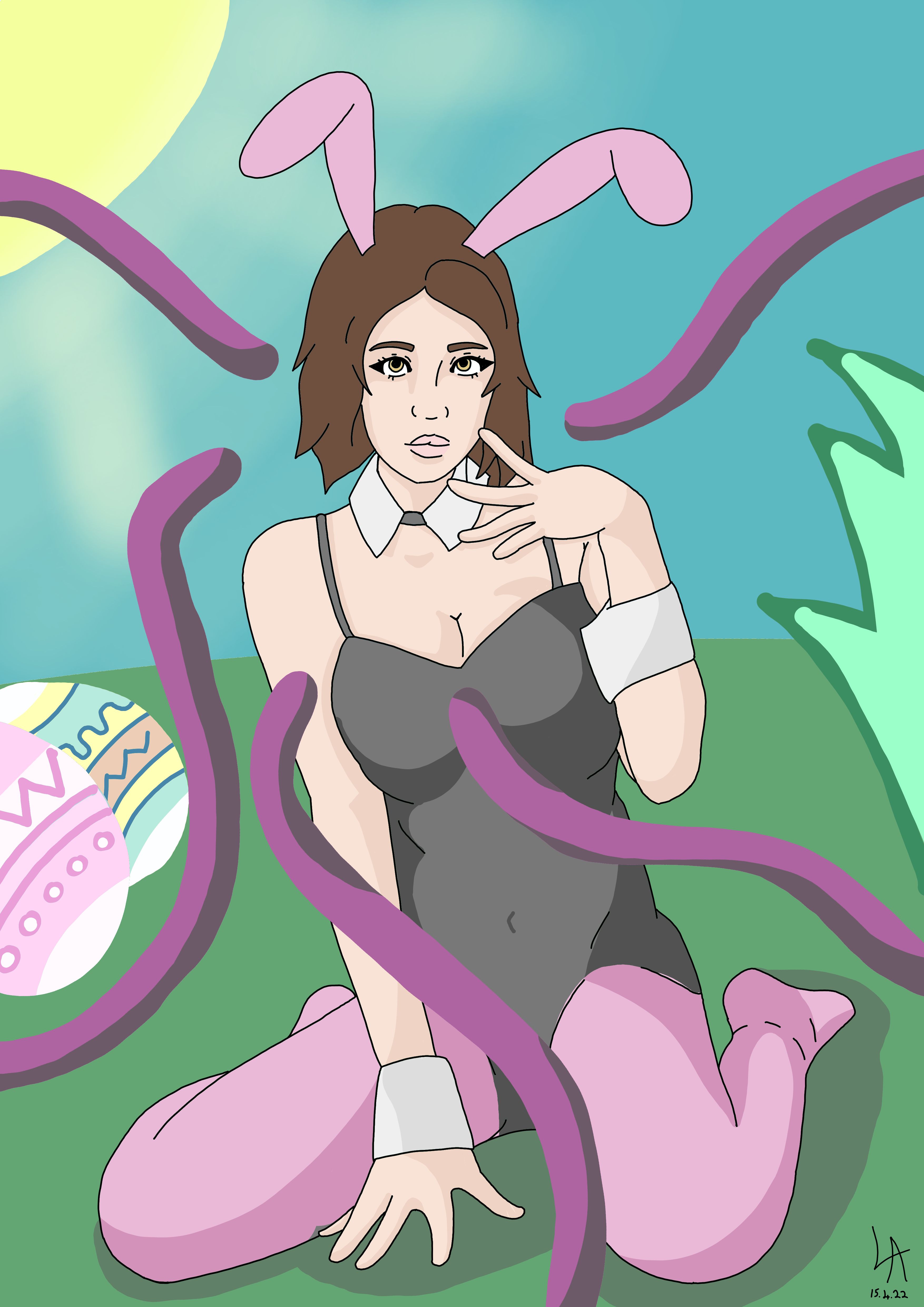 toon tentacle on holiday with girlfriend Adult Pictures