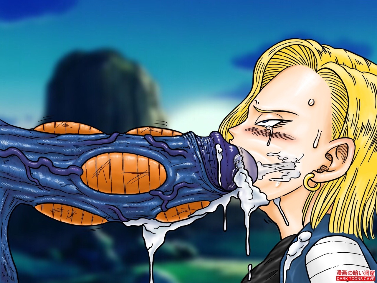 Rule34 - If it exists, there is porn of it / dark toons cave, android 18,  cell (dragon ball) / 1446425