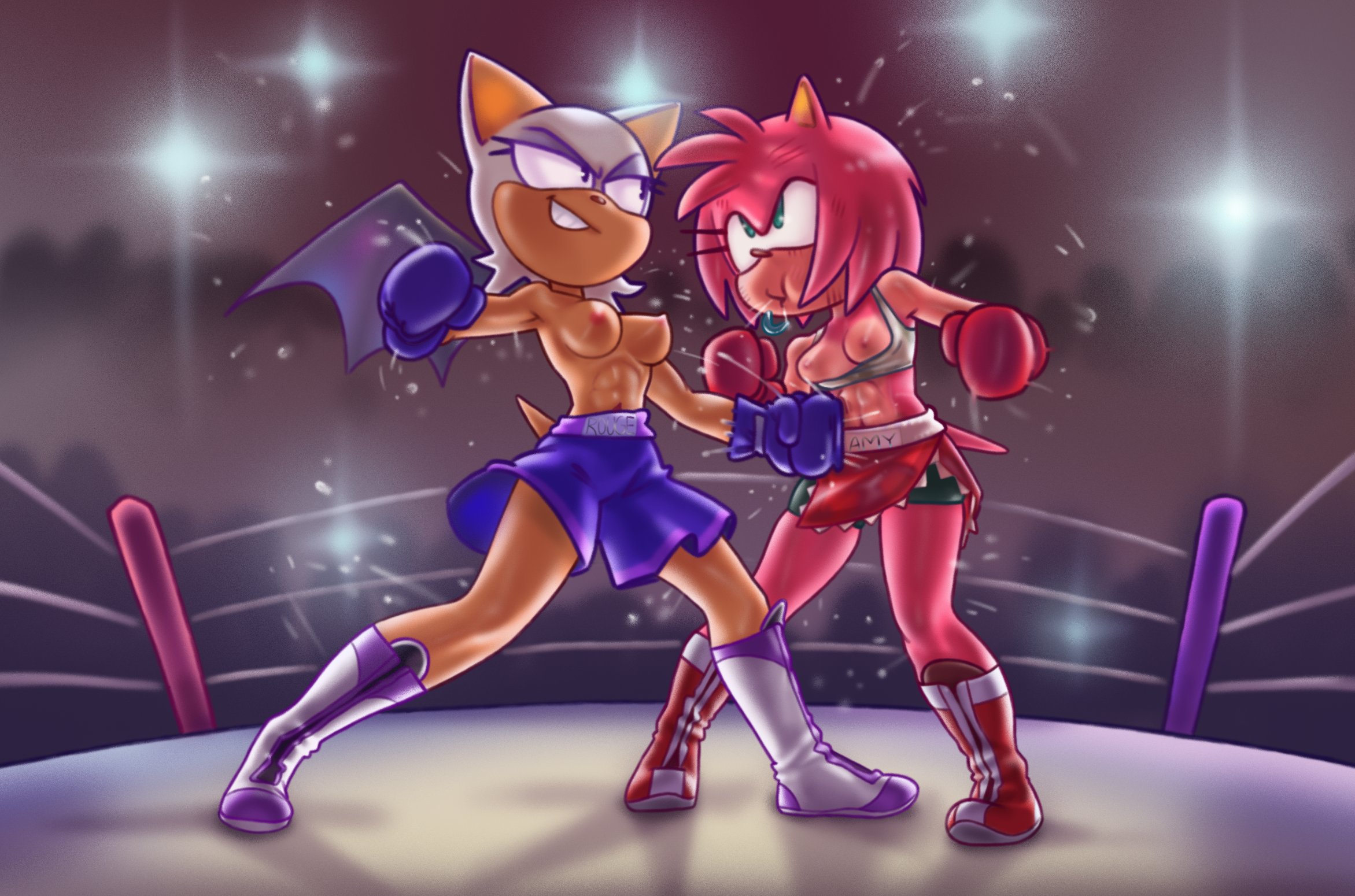 Amy rose boxing