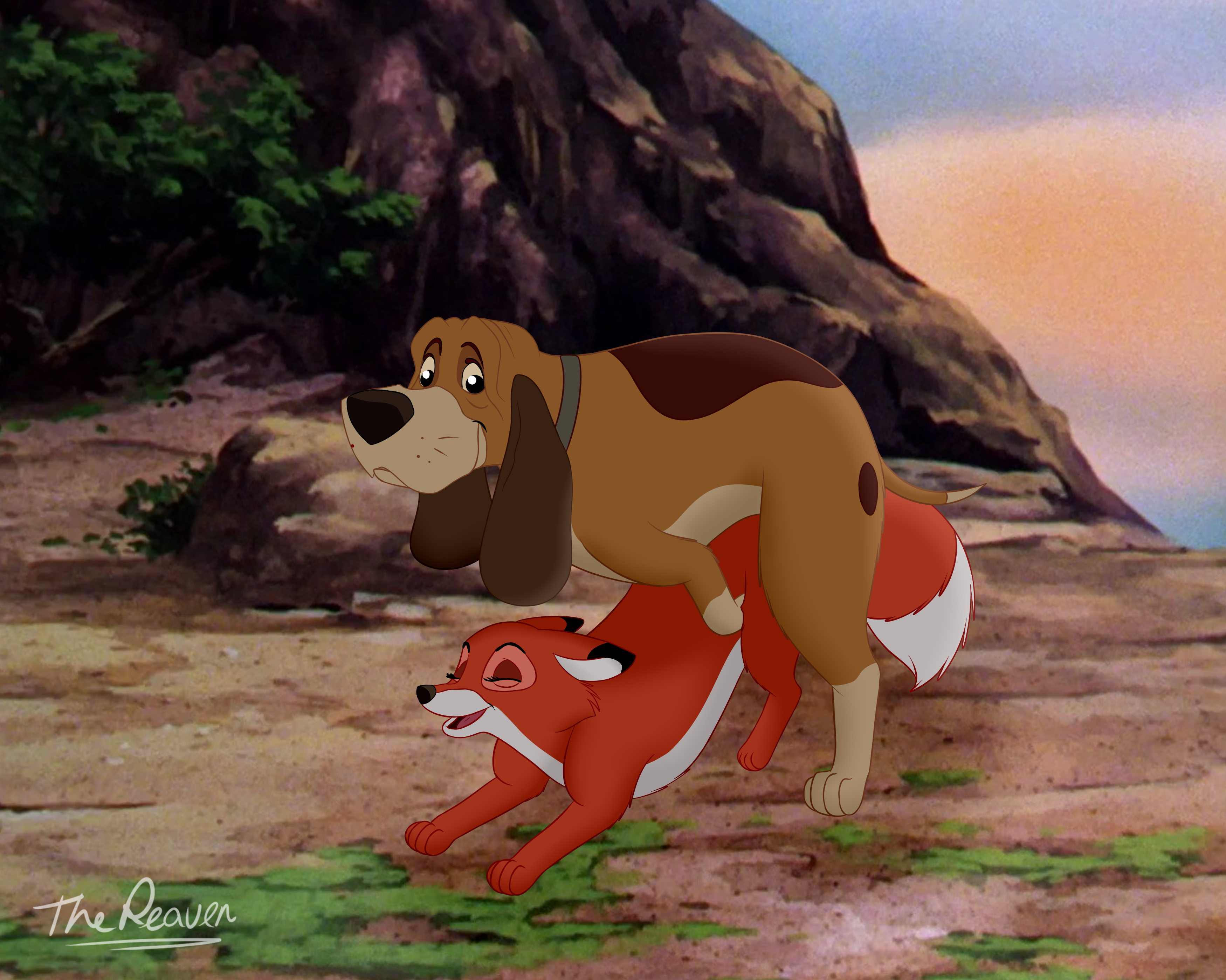 Fox and the hound rule 34